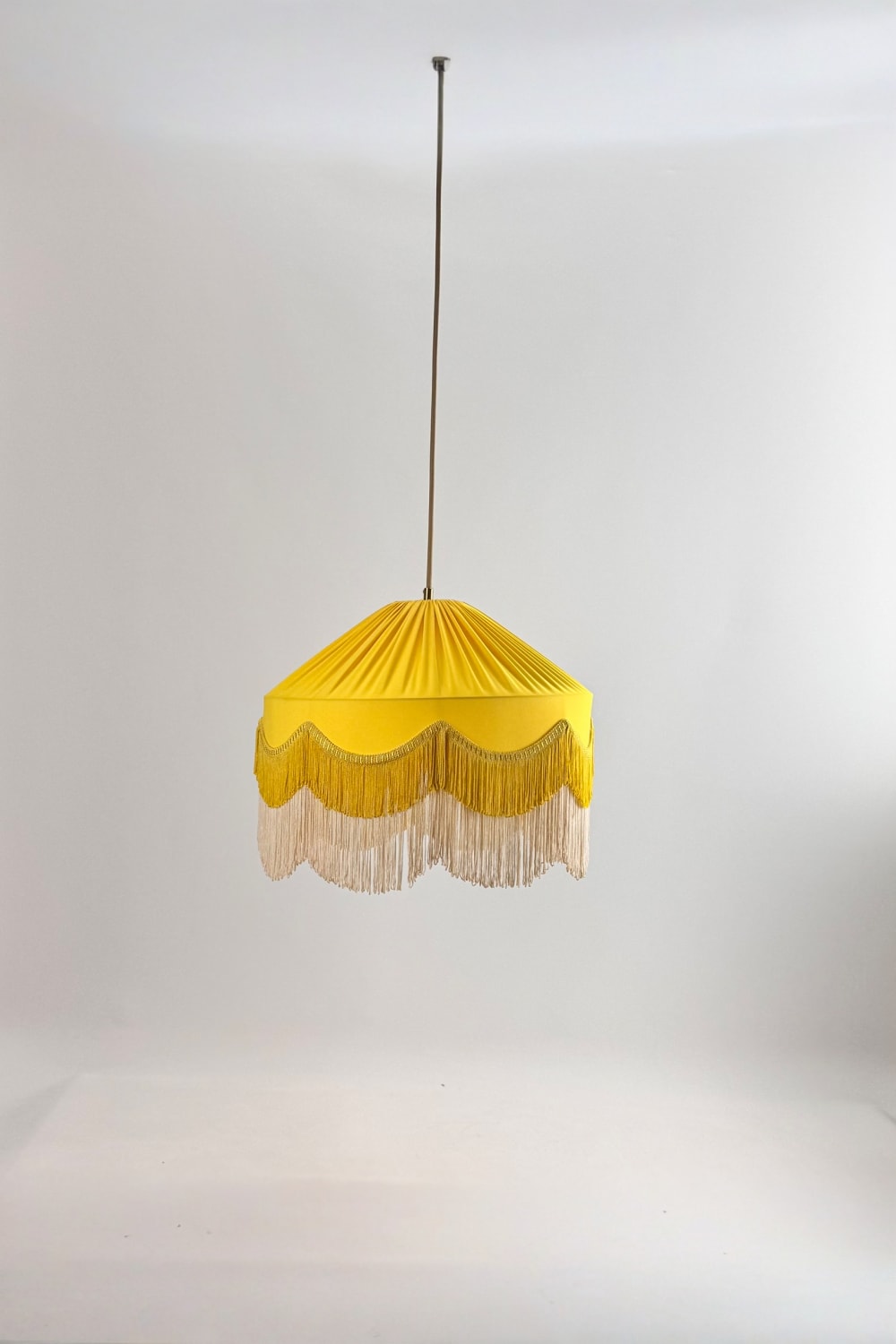 Motto Home Design-Sofia Avize Mat Sarı / Sarı -krem Püskül-Avize-1-Milagron.com