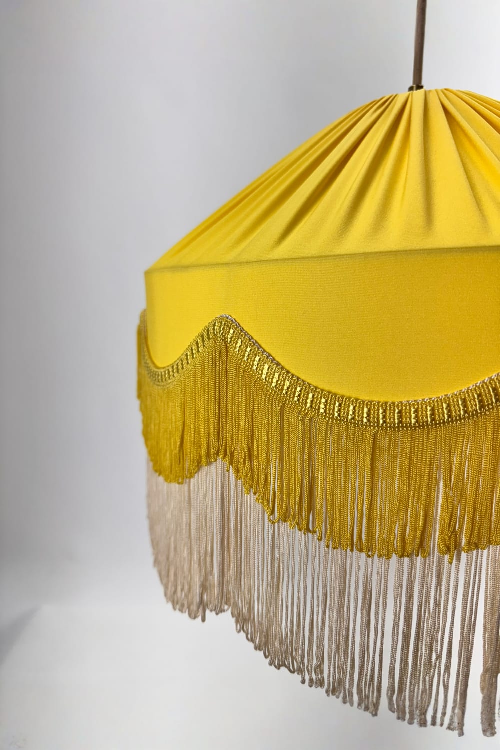 Motto Home Design-Sofia Avize Mat Sarı / Sarı -krem Püskül-Avize-4-Milagron.com