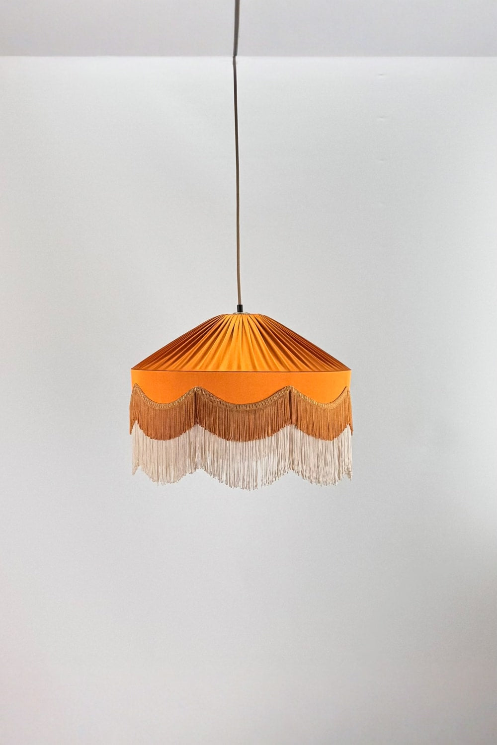 Motto Home Design-Sofia Avize Mat Turuncu / Kahve-krem Püskül-Avize-2-Milagron.com