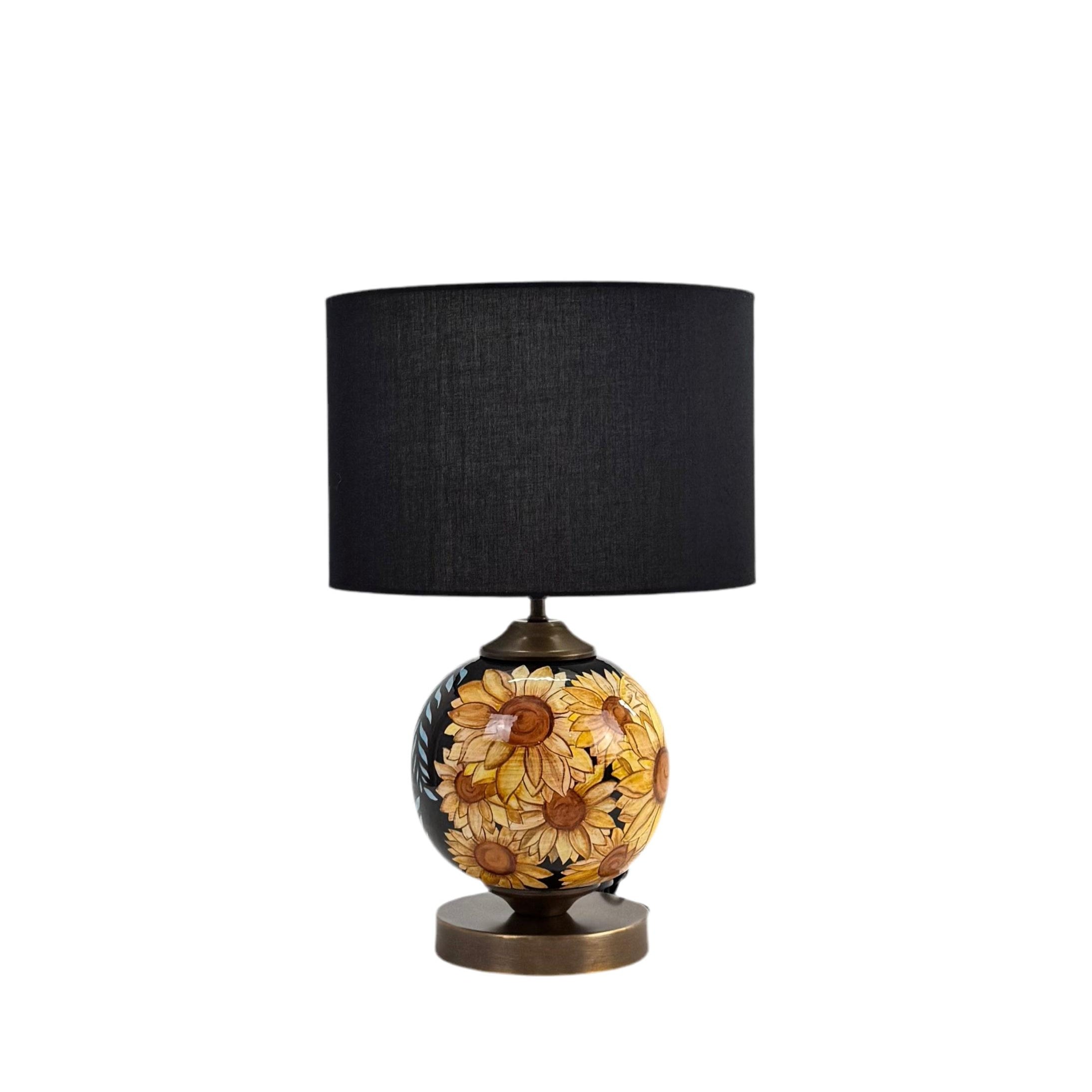 Sunflower El Yapımı Seramik Abajur