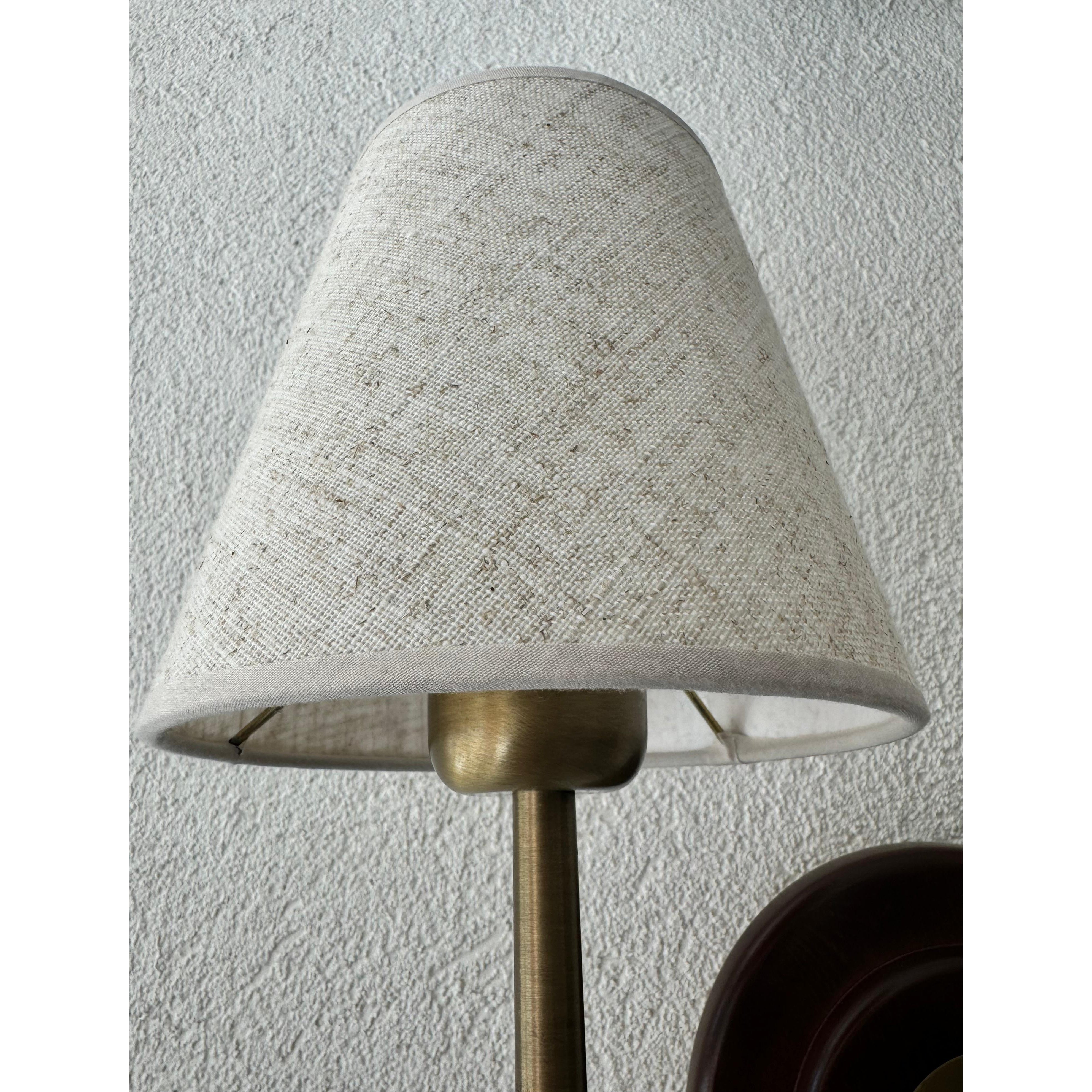 Twin Aplik Keten Abajur