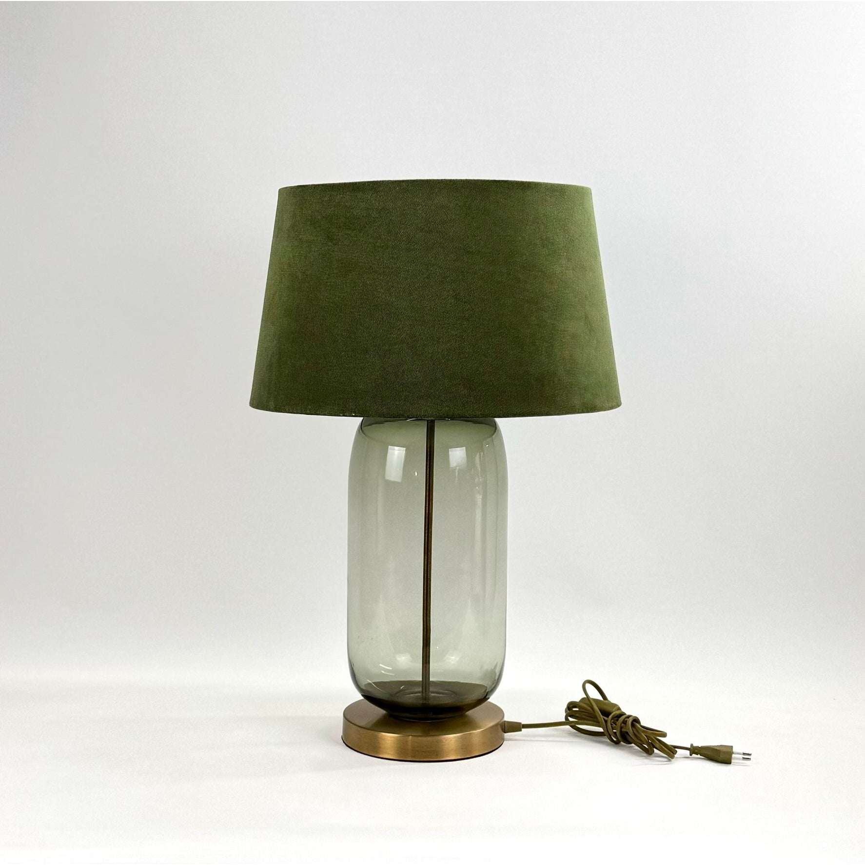 Viva Cam Abajur İtalyan Kadife Başlık