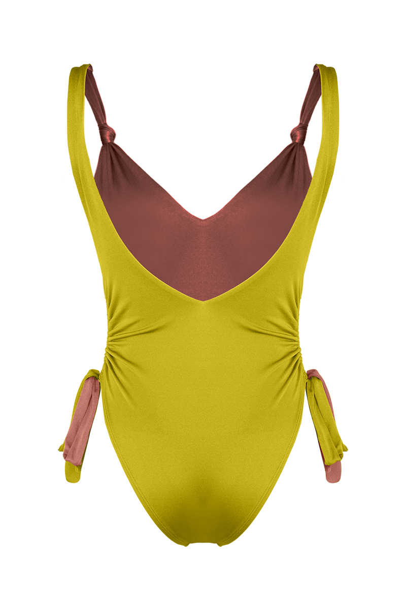 Movom Swimwear-Asha Side Ruched Swimsuit-Bikini & Mayo-5-Milagron.com