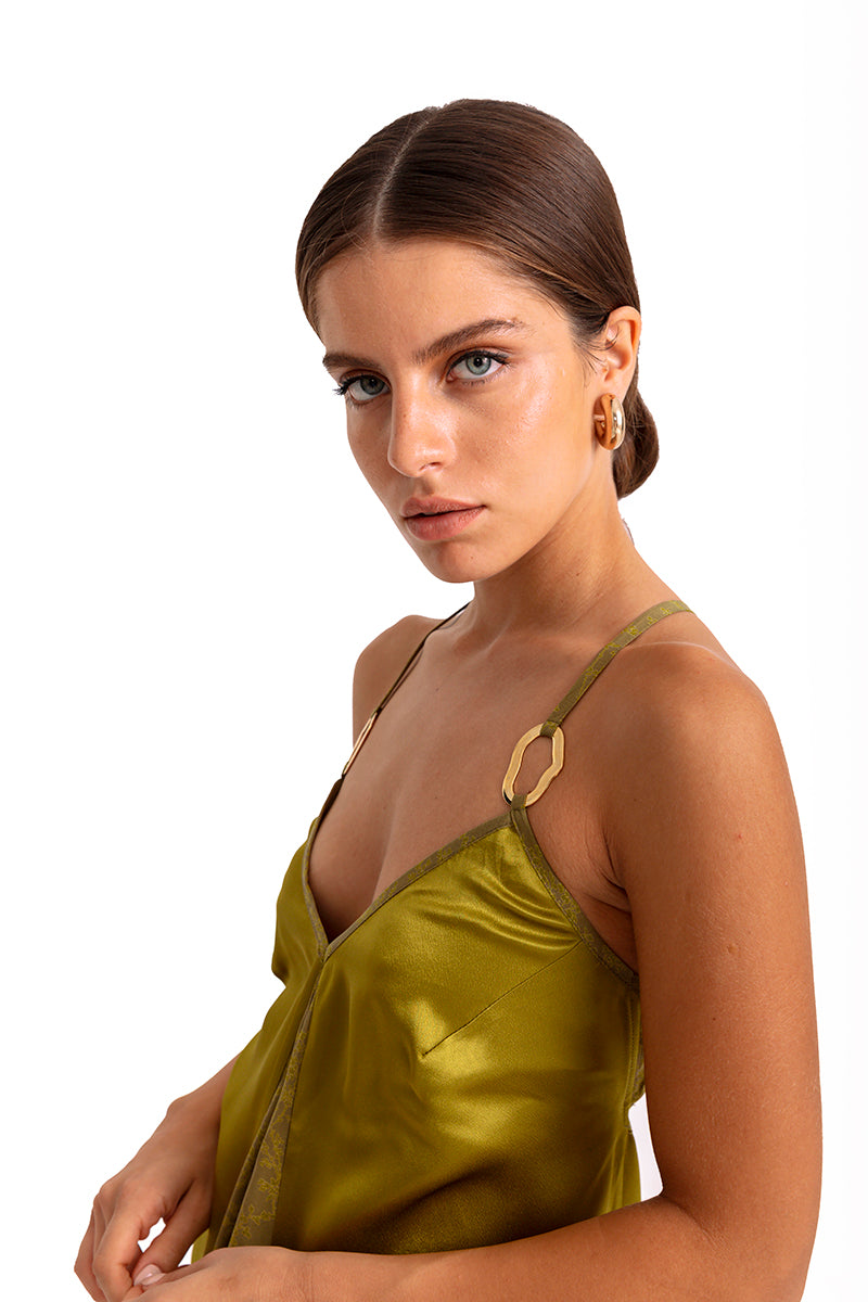 Movom Swimwear-Aspen V Neck Maxi Dress 🌱-Elbise-3-Milagron.com