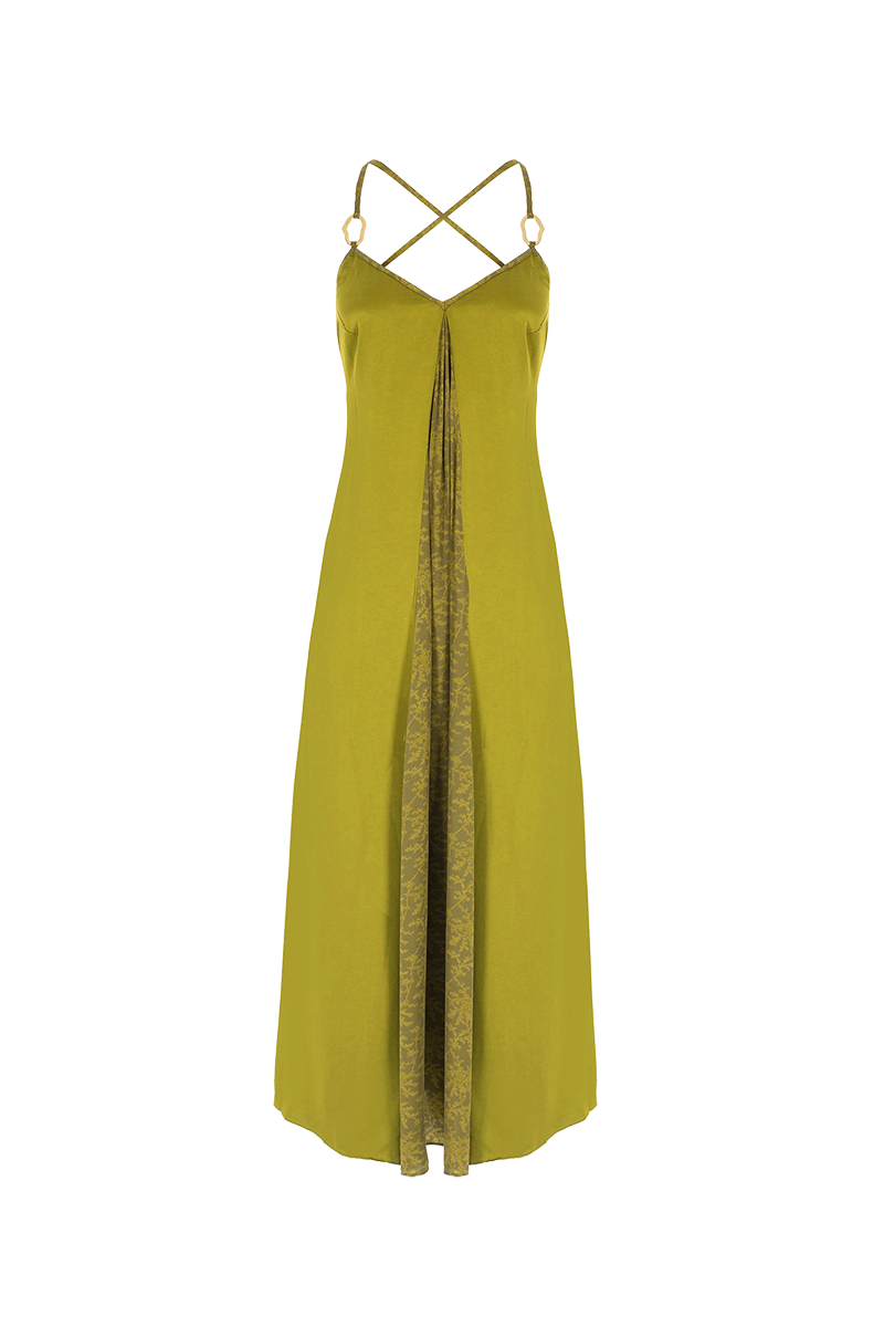 Movom Swimwear-Aspen V Neck Maxi Dress 🌱-Elbise-6-Milagron.com
