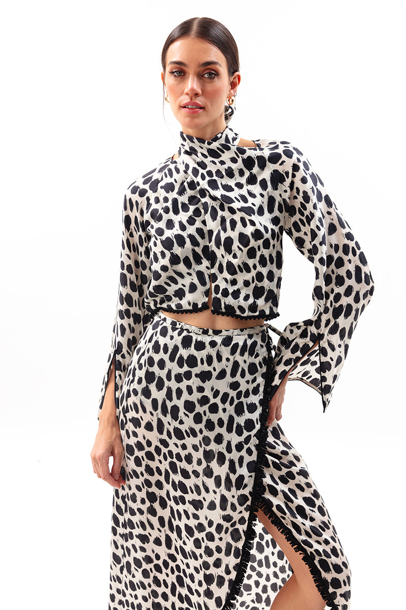 Movom Swimwear-Astral Cross Neck Jacket-Bluz-2-Milagron.com