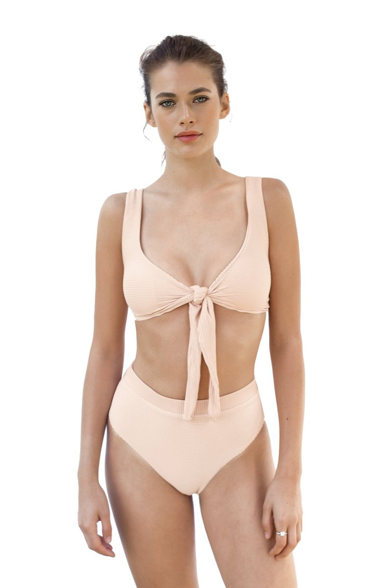 Movom Swimwear-Diane Tie Front Bikini-Bikini & Mayo-1-Milagron.com