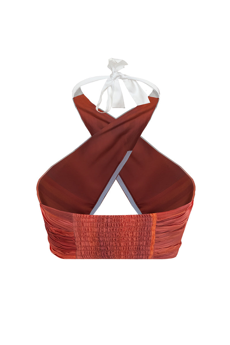 Movom Swimwear-Grace Criss Cross Top-Bluz-2-Milagron.com