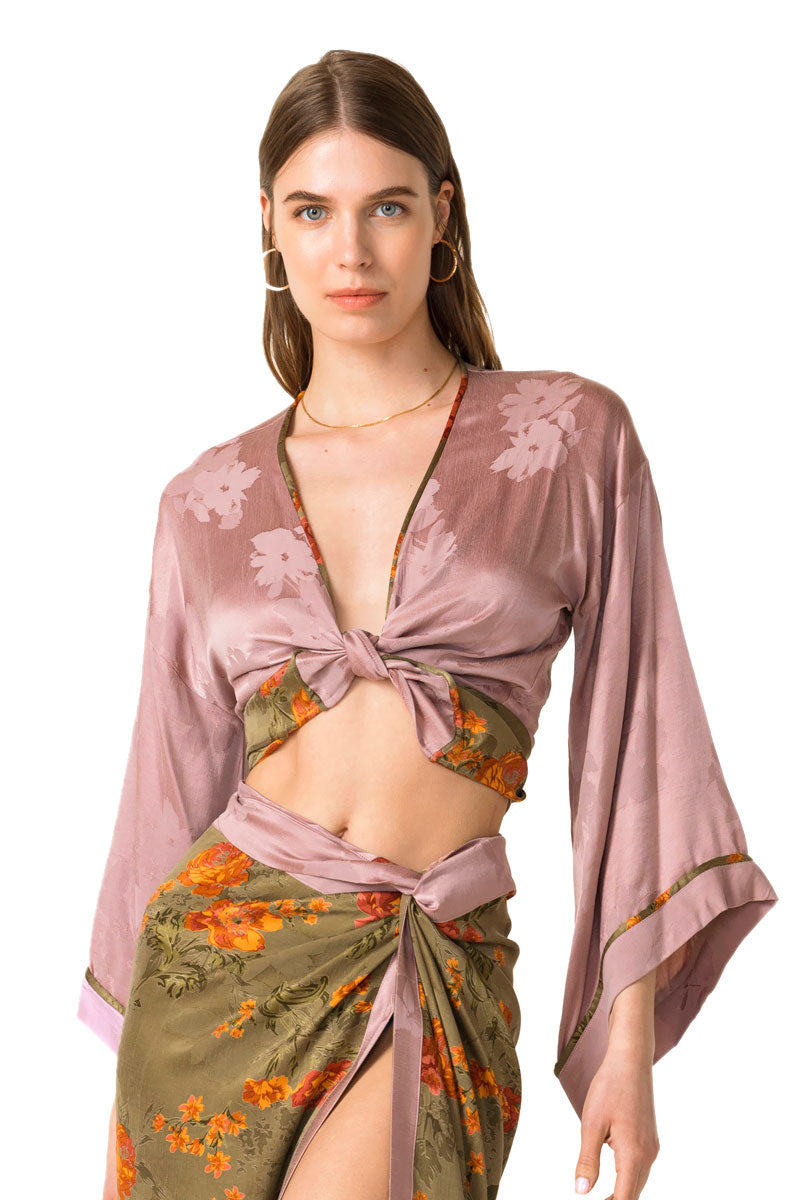 Movom Swimwear-Harper Tie Front Blouse🌱-Bluz-2-Milagron.com