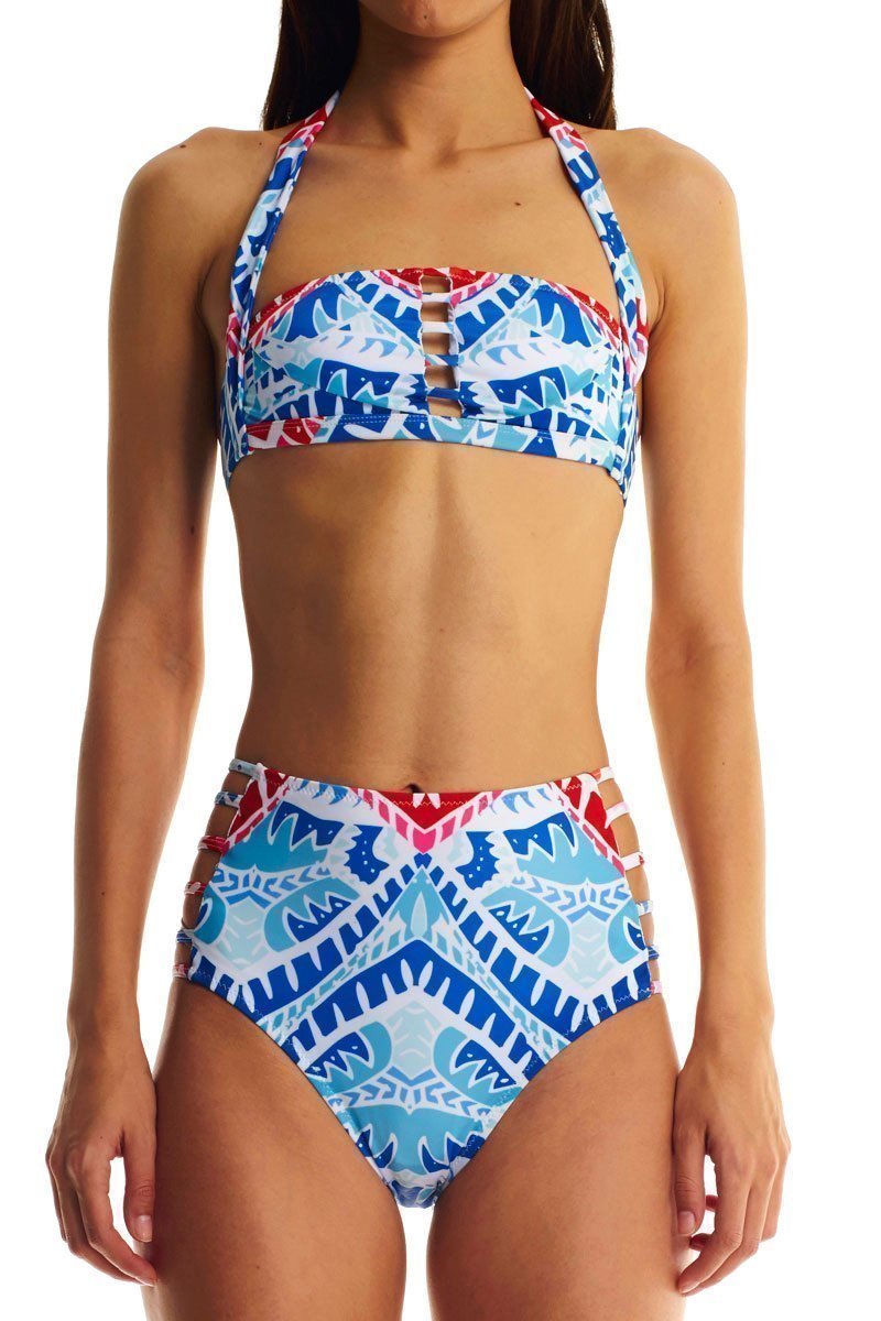Movom Swimwear-Hartha Multi Strap Bikini-Bikini & Mayo-1-Milagron.com