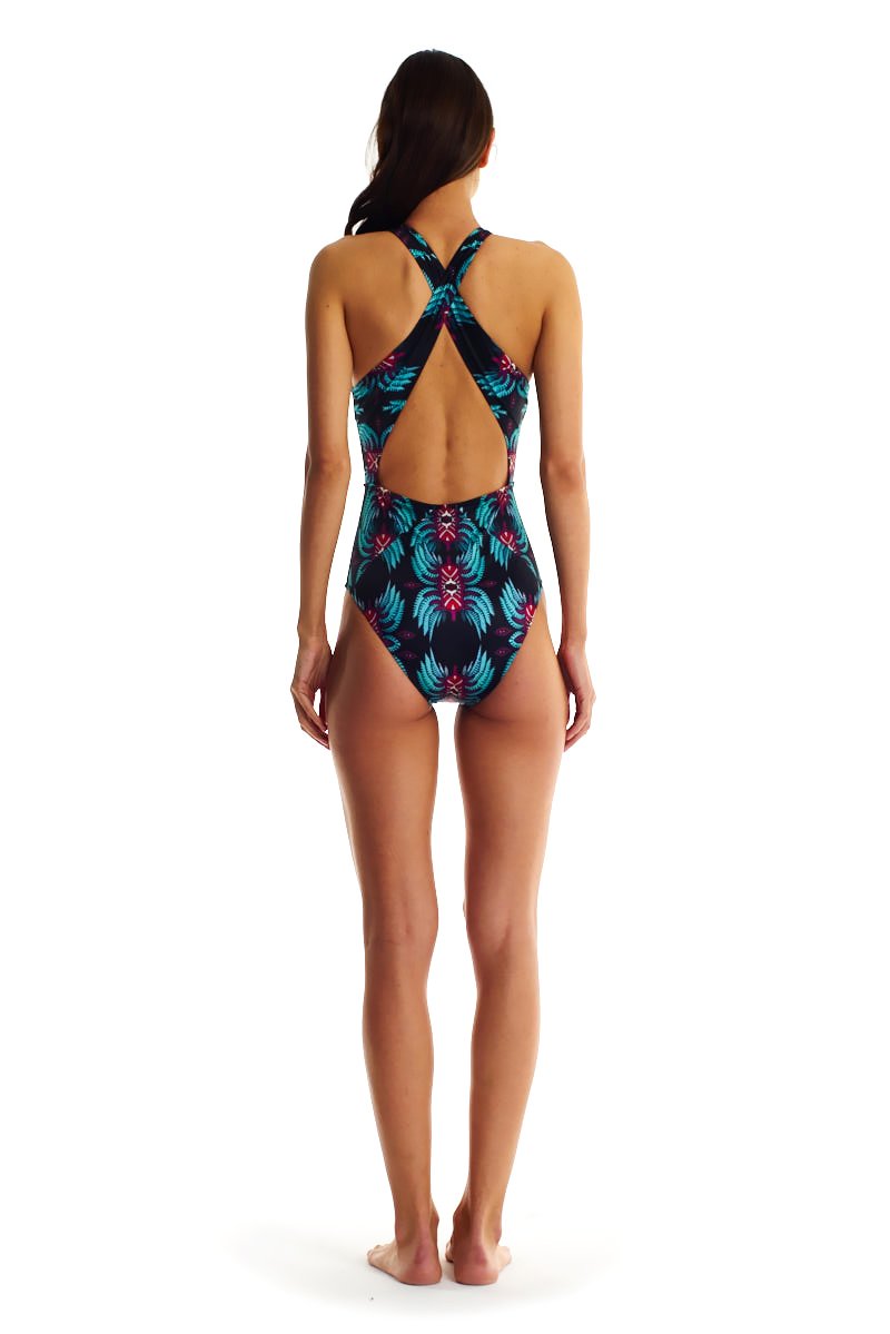 Movom Swimwear-Ivy Black Criss Cross One Piece-Bikini & Mayo-2-Milagron.com