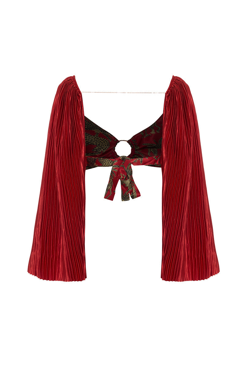 Movom Swimwear-Jagger Bell Sleeves Top-Bluz-2-Milagron.com