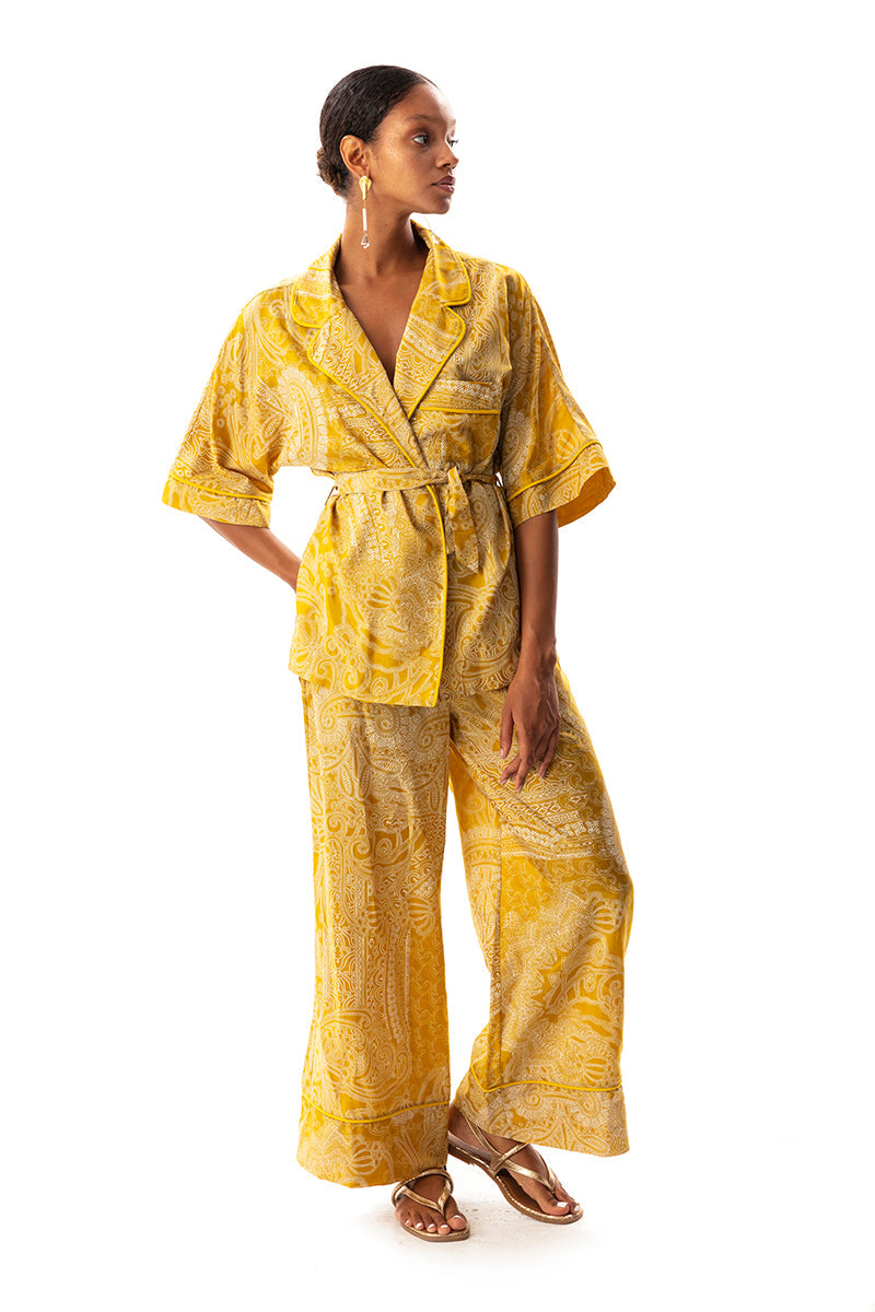 Movom Swimwear-Johona Pajama Style Shirt🌱-Kimono-4-Milagron.com