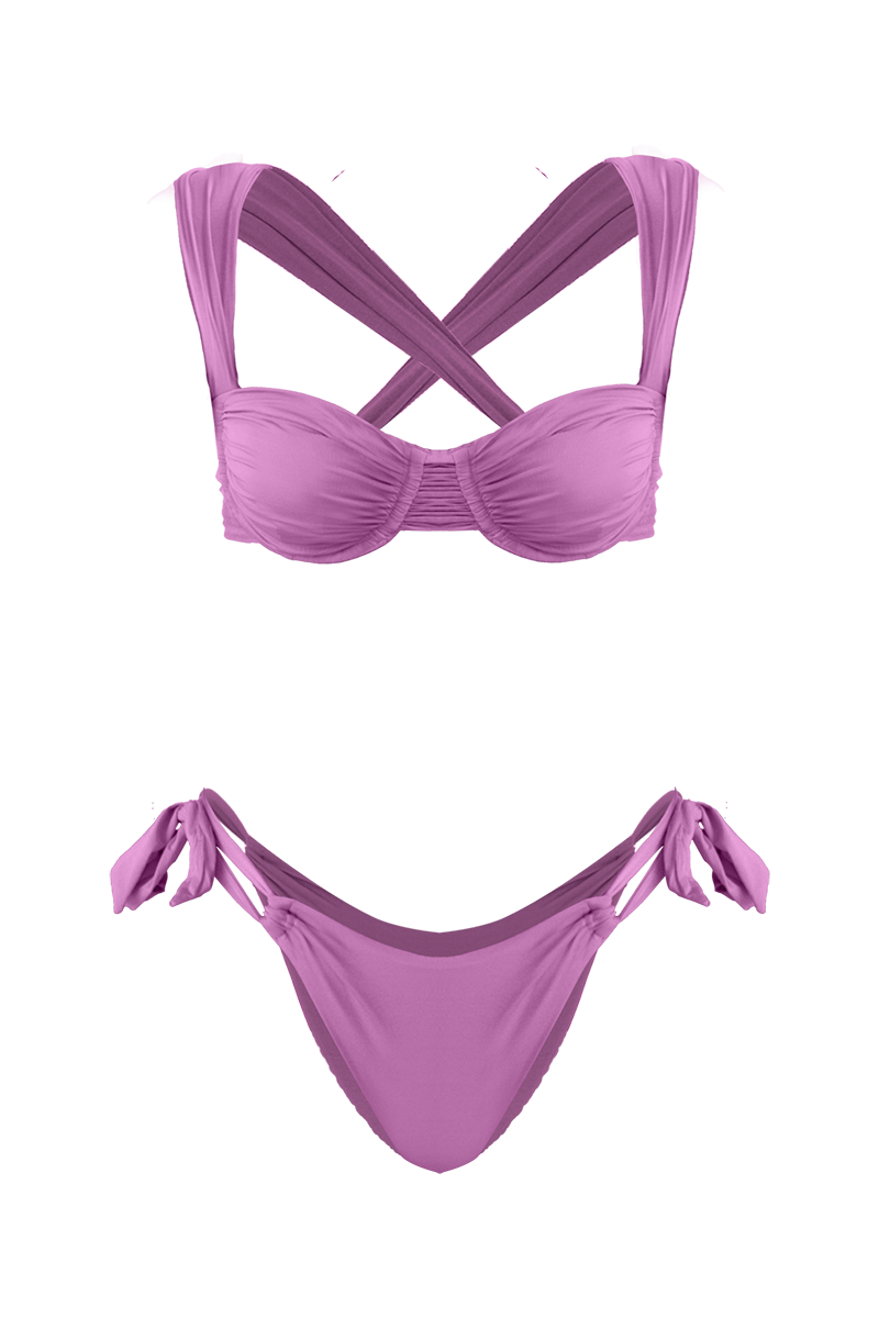 Movom Swimwear-Juniper Underwire Shell Bikini-Bikini & Mayo-4-Milagron.com