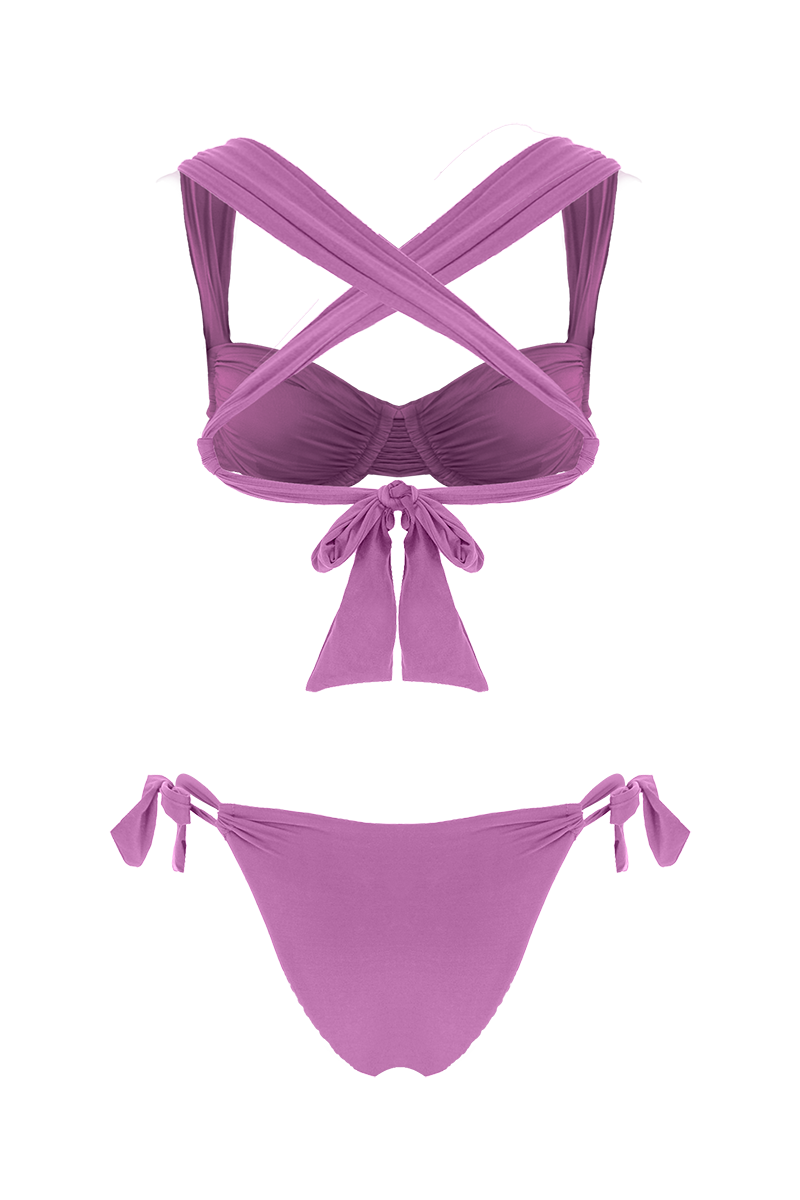 Movom Swimwear-Juniper Underwire Shell Bikini-Bikini & Mayo-5-Milagron.com