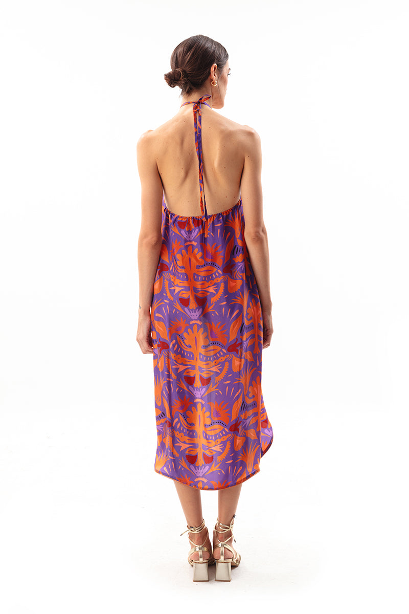 Movom Swimwear-Mauve Blouse Dress-Bluz-5-Milagron.com