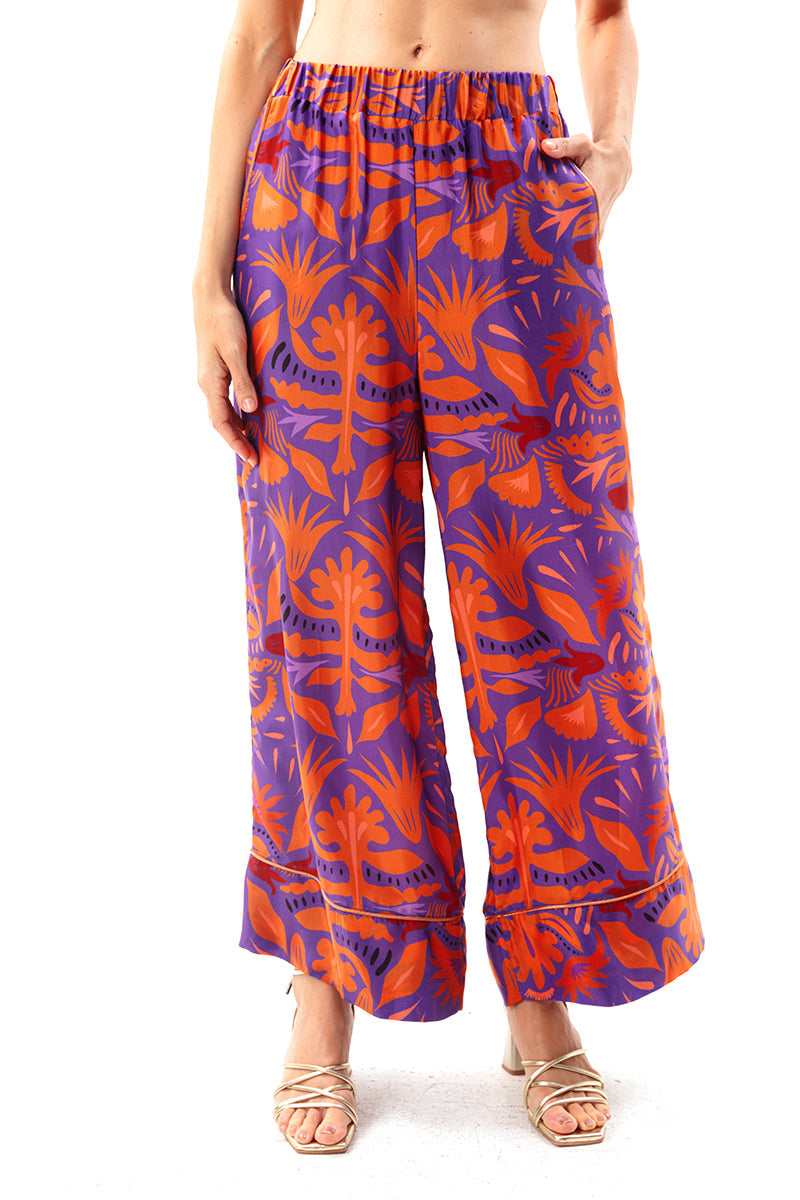 Movom Swimwear-Mauve Wide Leg Pants-Pantolon-1-Milagron.com