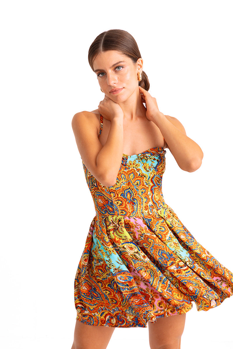 Movom Swimwear-Poppy Mini Bustier Dress🌱-Elbise-2-Milagron.com