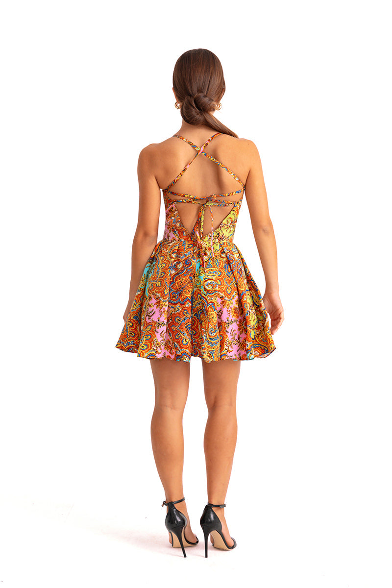 Movom Swimwear-Poppy Mini Bustier Dress🌱-Elbise-3-Milagron.com