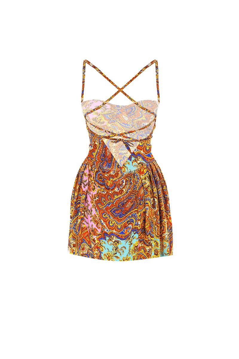 Movom Swimwear-Poppy Mini Bustier Dress🌱-Elbise-5-Milagron.com