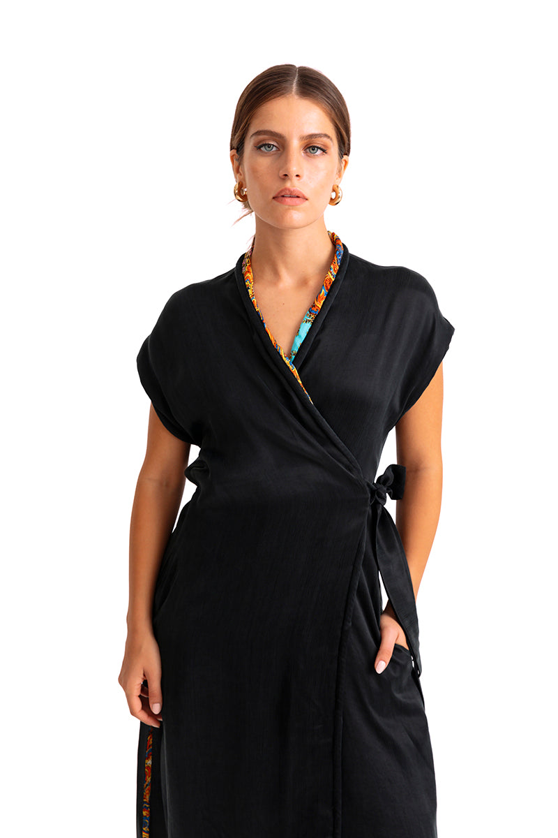 Movom Swimwear-Poppy Reversible Kimono Dress🌱-Kimono-8-Milagron.com