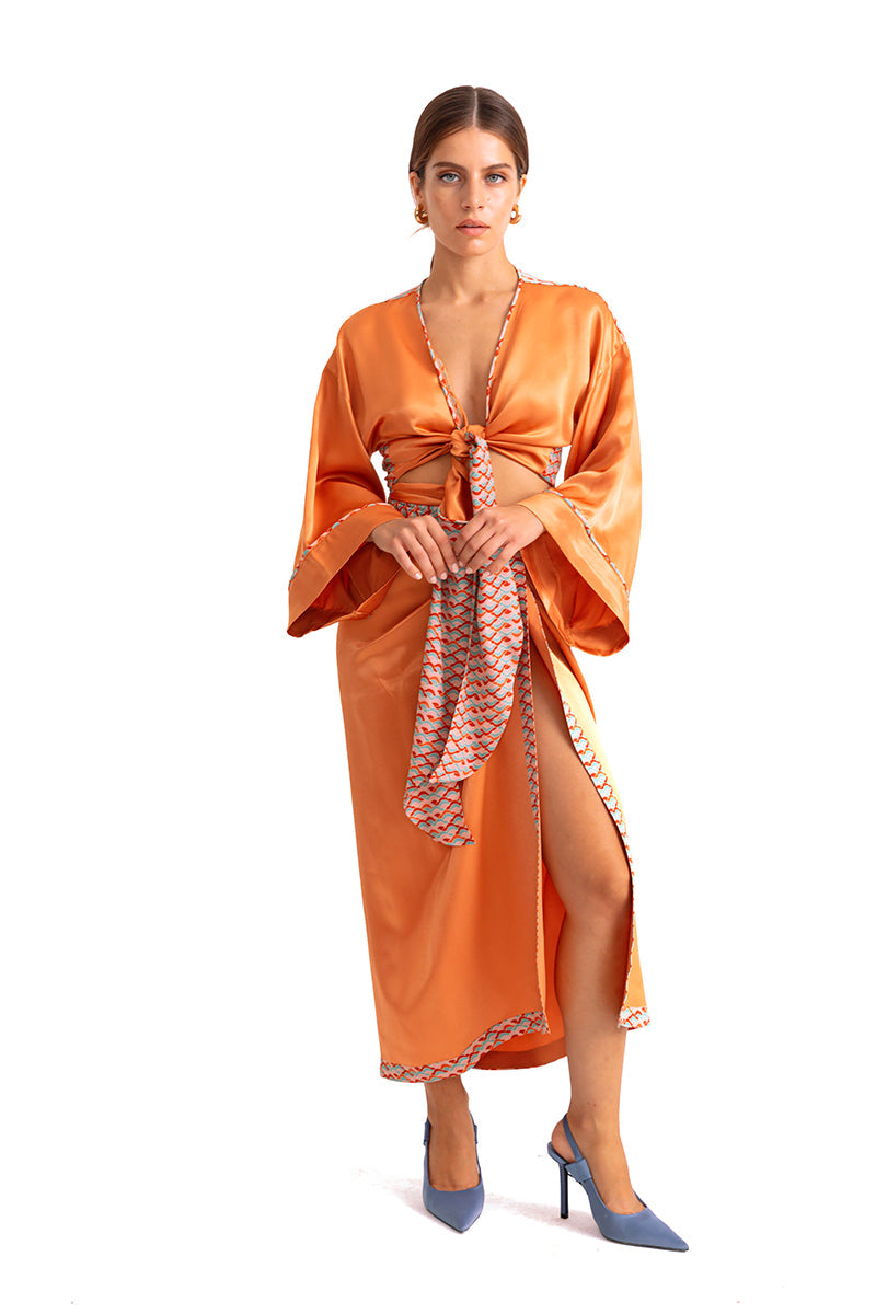 Movom Swimwear-Rory Tie Front Blouse🌱-Bluz-2-Milagron.com