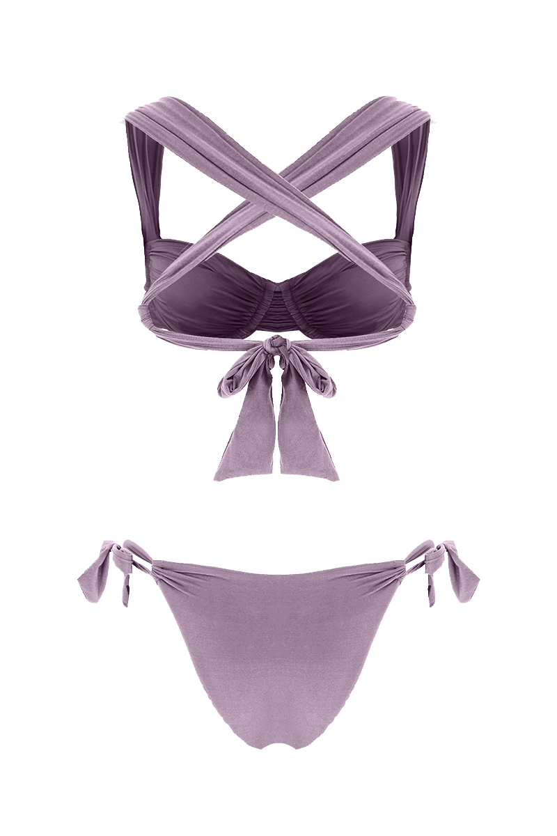 Movom Swimwear-Sahara Underwire Shell Bikini-Bikini & Mayo-5-Milagron.com