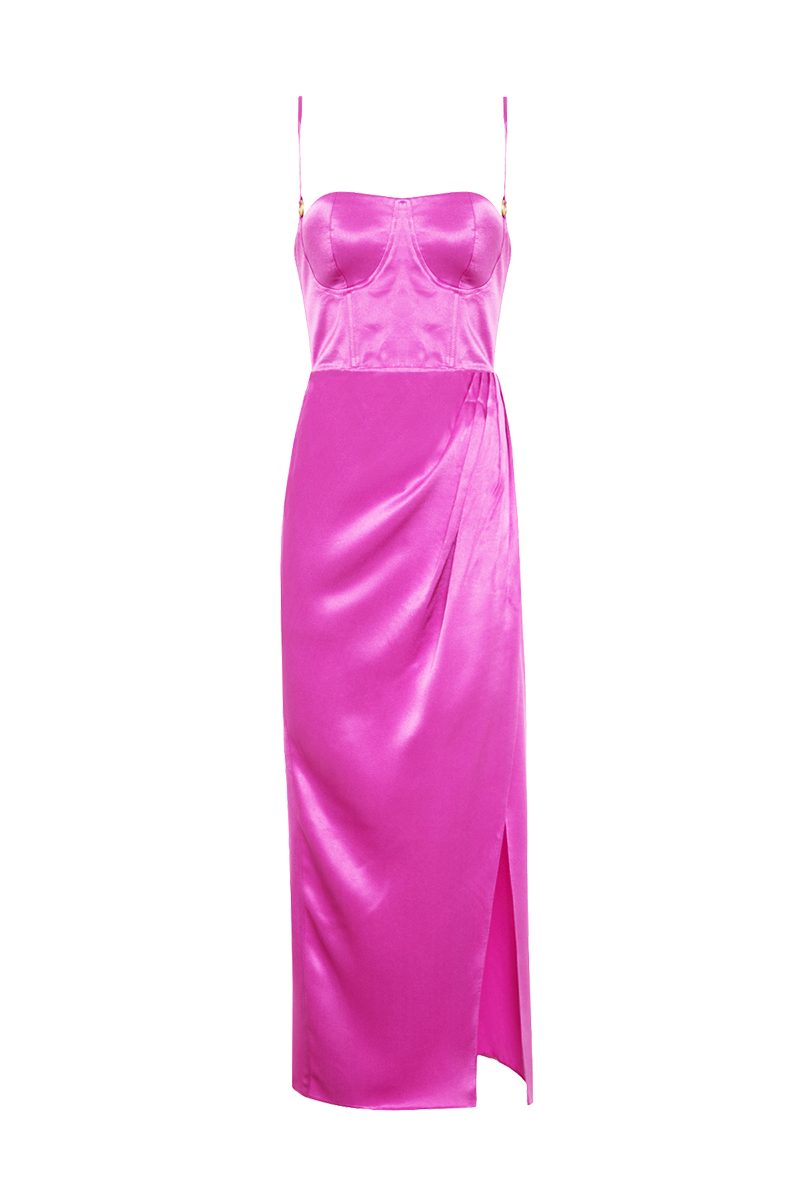 Movom Swimwear-Santo Maxi Bustier Dress🌱-Elbise-5-Milagron.com