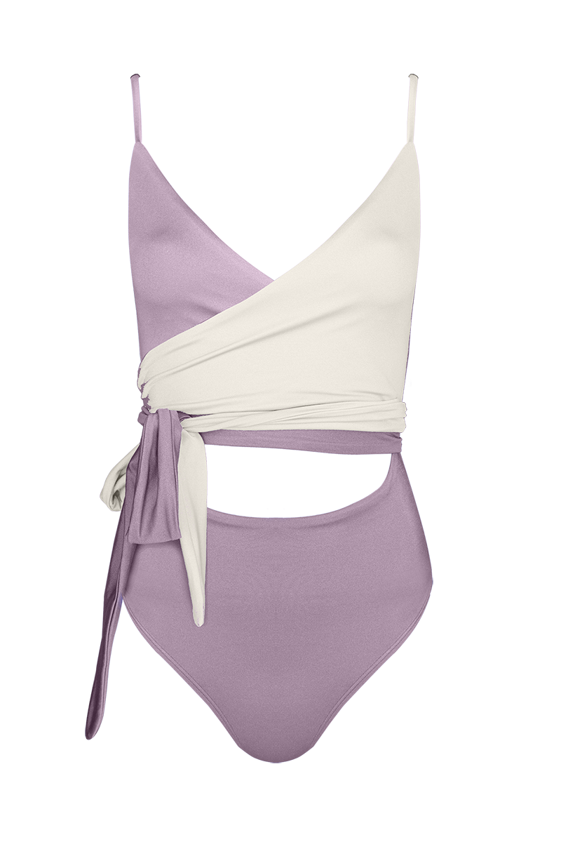 Movom Swimwear-Solana Wrap Swimsuit-Bikini & Mayo-4-Milagron.com