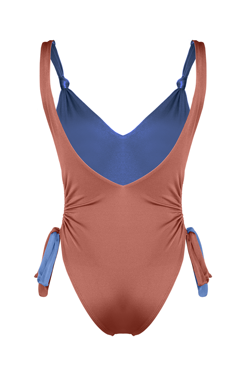 Movom Swimwear-Terra Side Ruched Swimsuit-Bikini & Mayo-5-Milagron.com