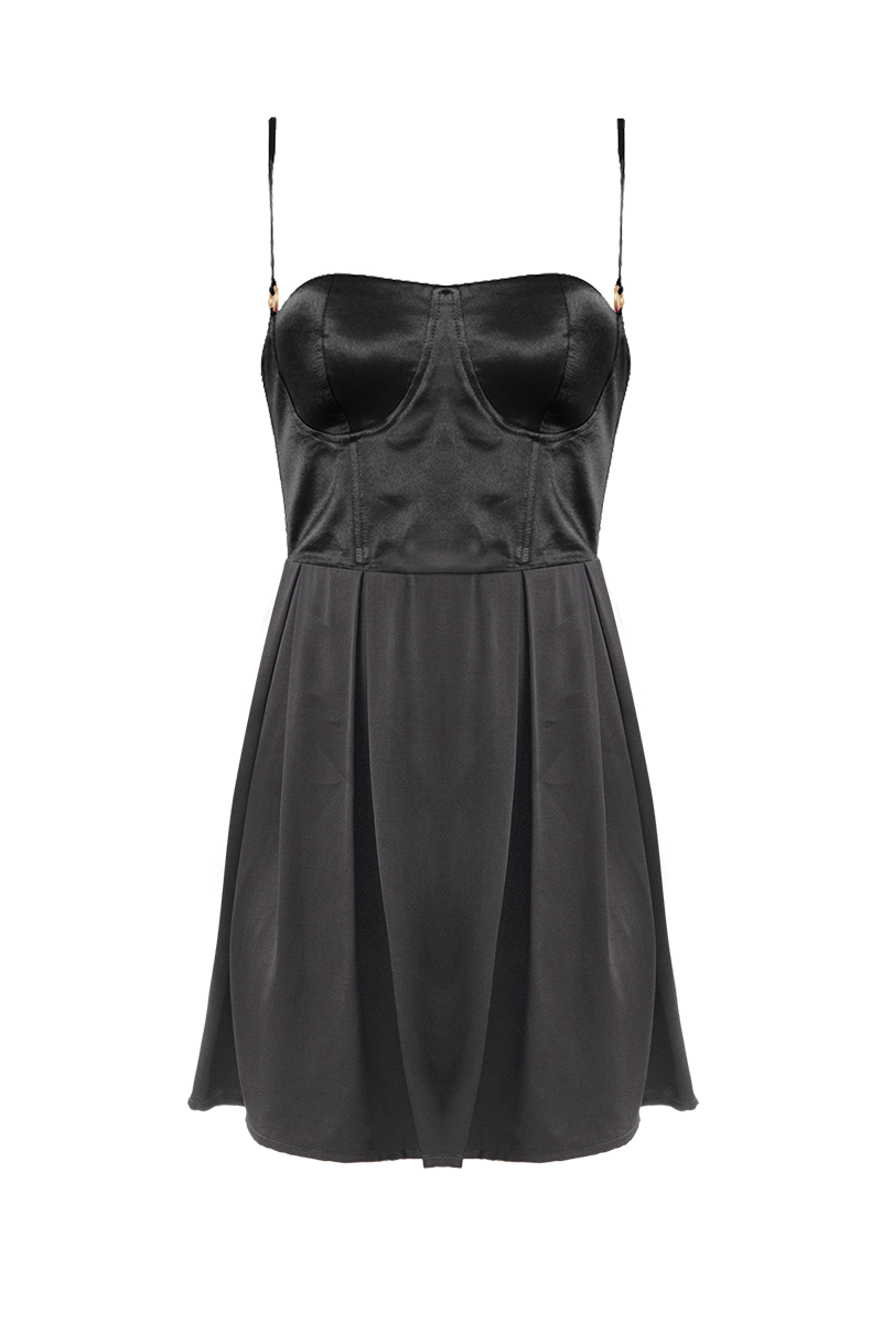 Movom Swimwear-Vega Mini Bustier Dress🌱-Elbise-4-Milagron.com