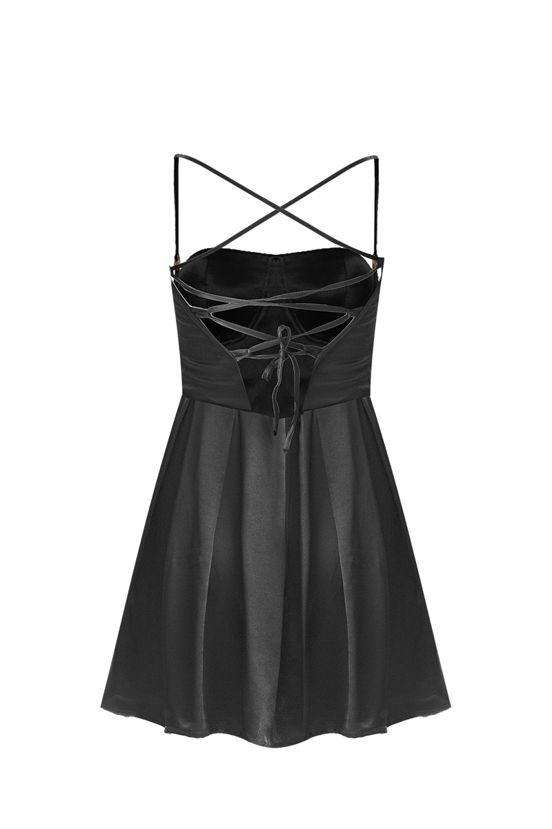 Movom Swimwear-Vega Mini Bustier Dress🌱-Elbise-5-Milagron.com