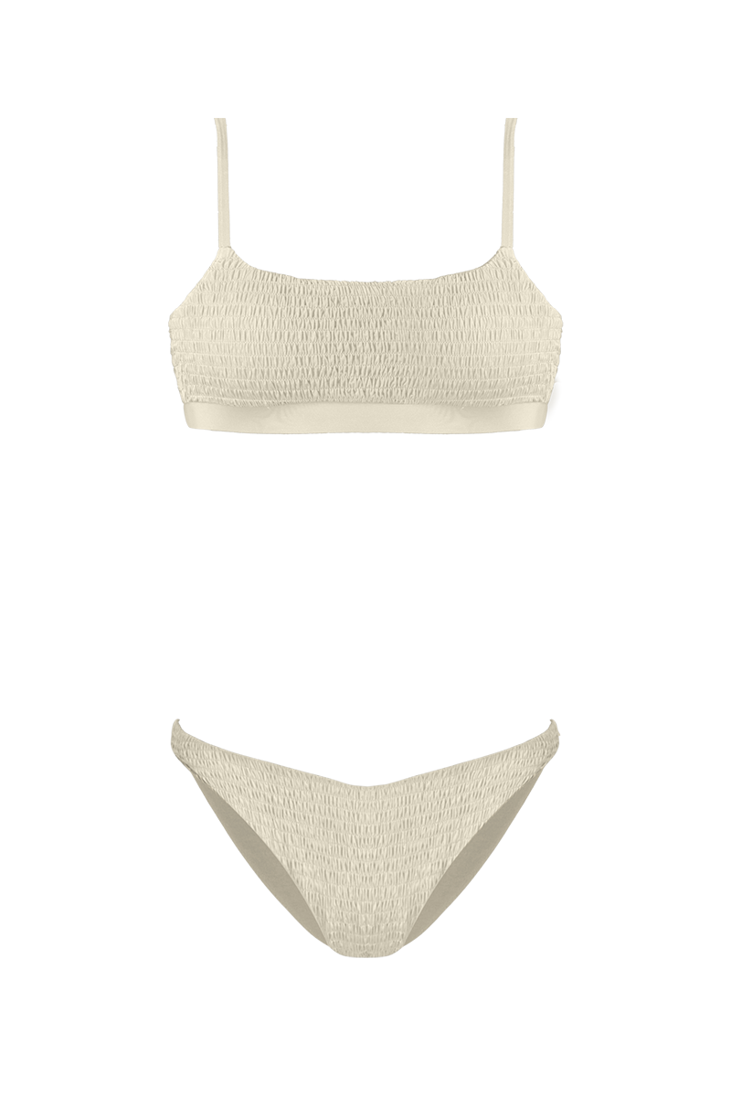 Movom Swimwear-Yalu Smock Bandeau Bikini-Bikini & Mayo-4-Milagron.com