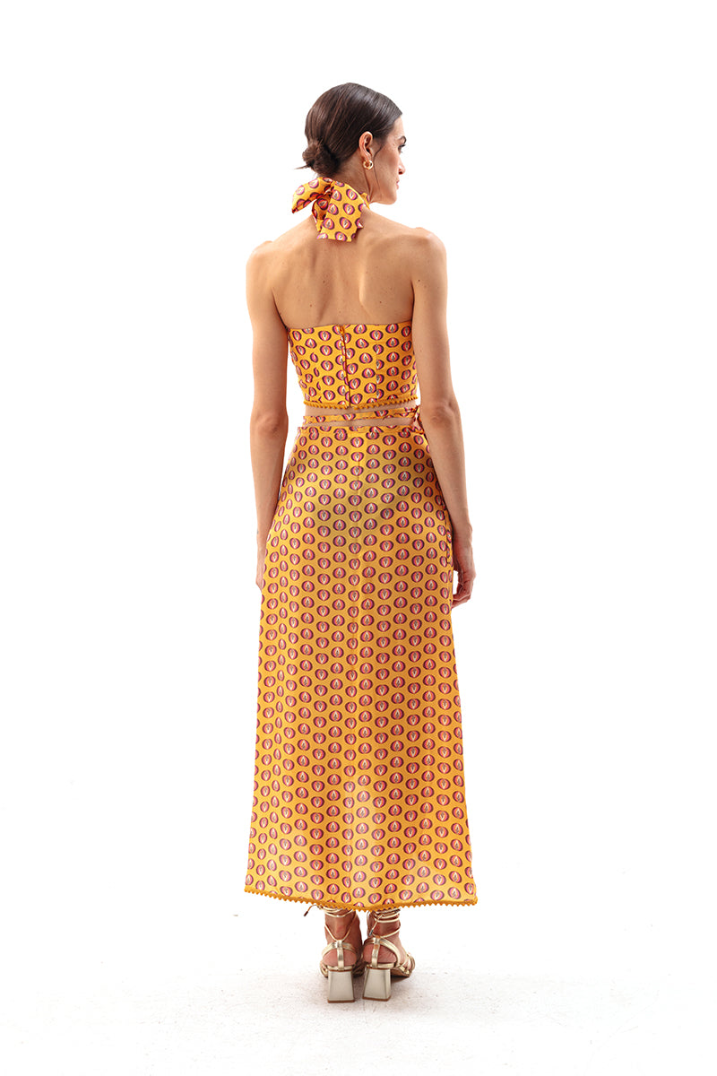 Movom Swimwear-Zing Cross Neck Blouse-Bluz-3-Milagron.com