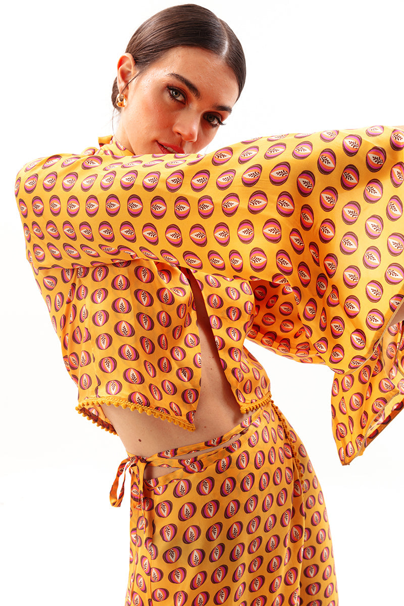 Movom Swimwear-Zing Cross Neck Jacket-Bluz-1-Milagron.com