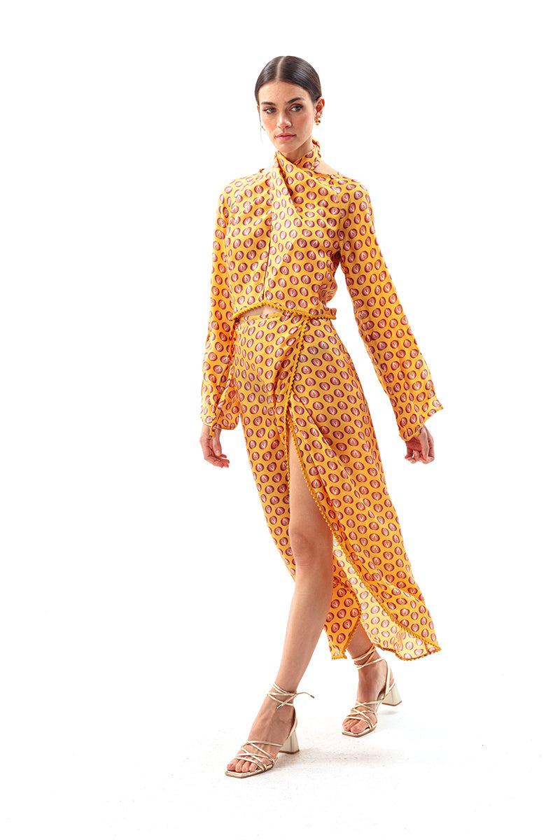 Movom Swimwear-Zing Cross Neck Jacket-Bluz-2-Milagron.com