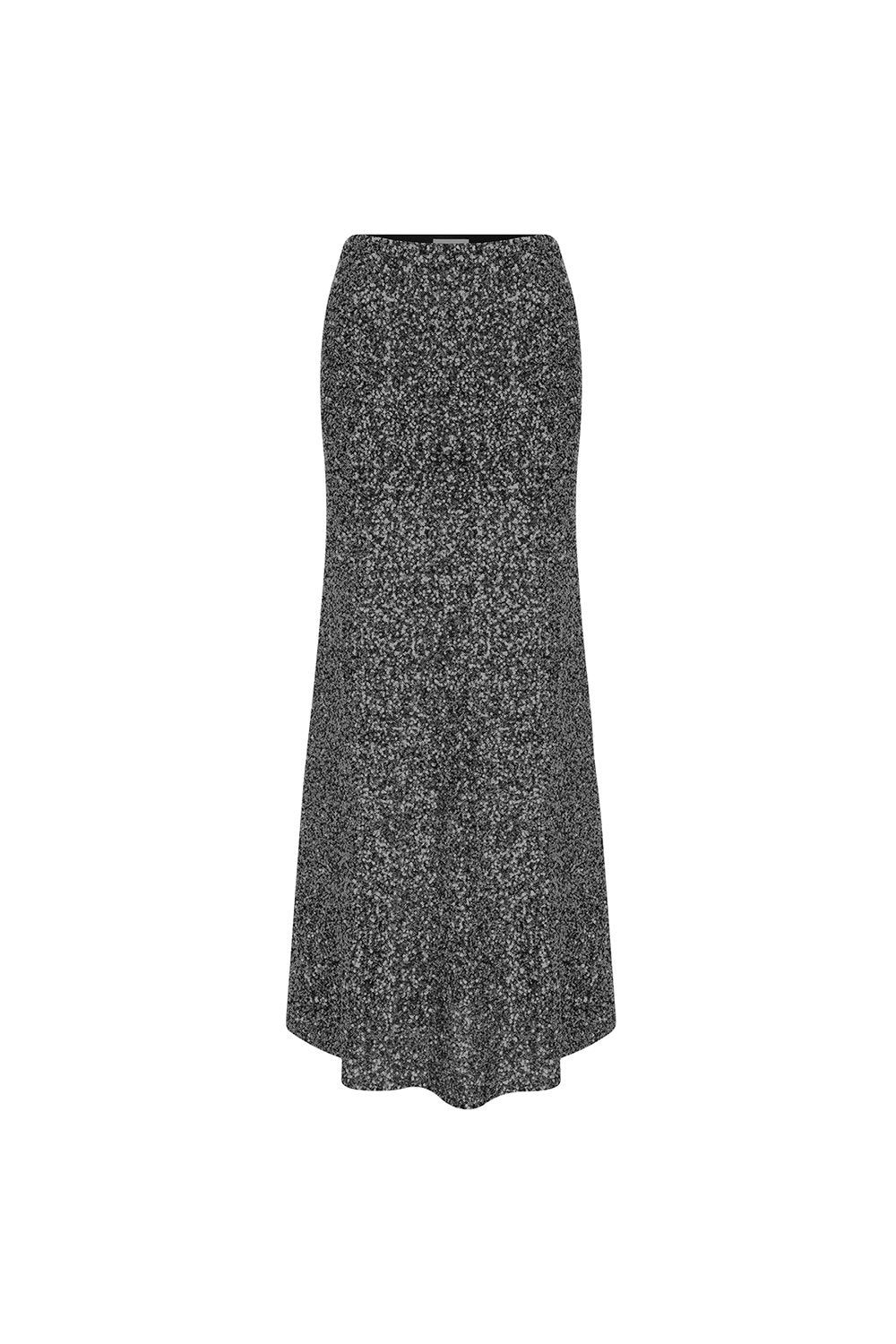 Mozto-Aila Siyah Maxi Payet Etek-Etek-1-Milagron.com