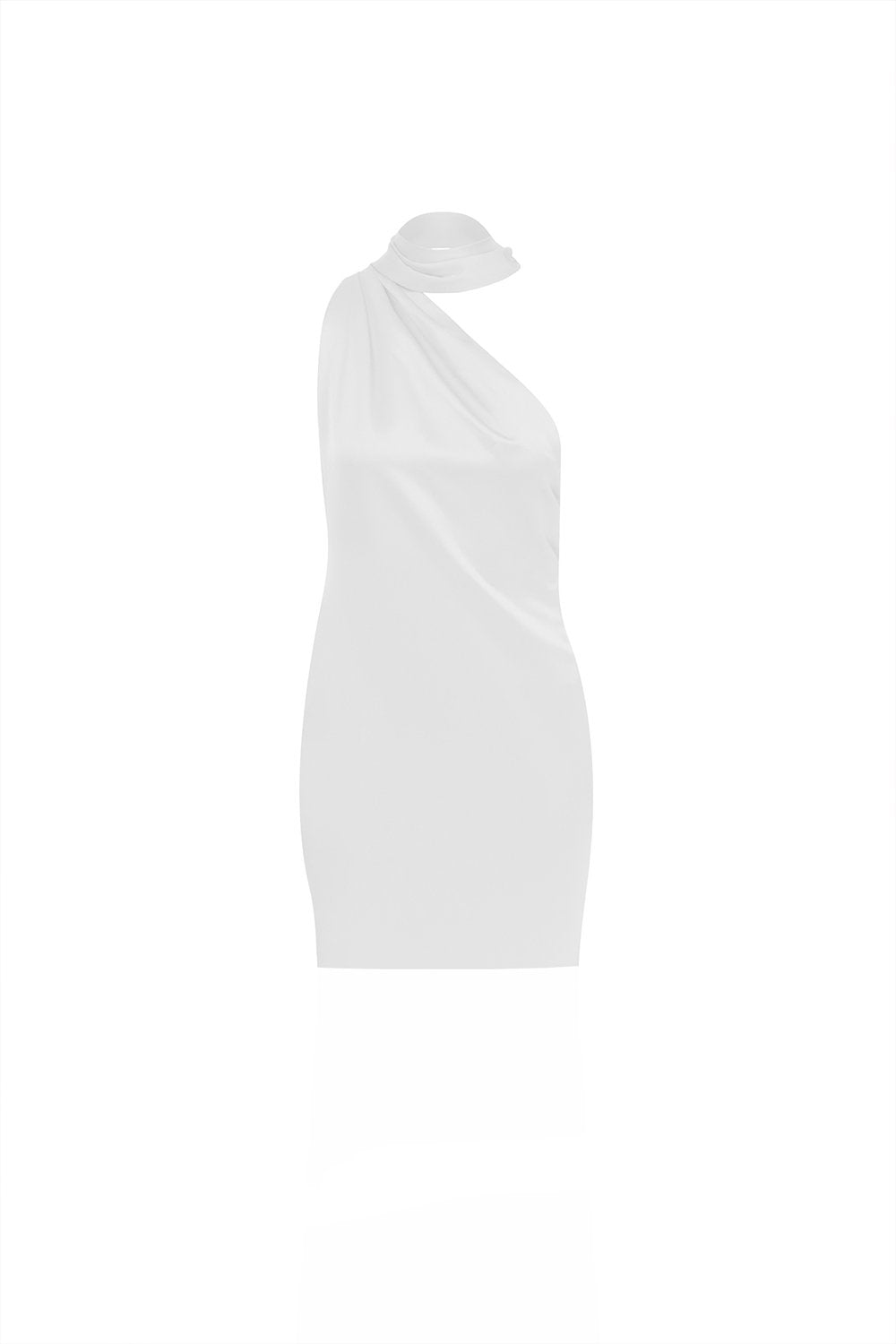 Mozto-Carina Halter Neck Satin Mini Dress-Elbise-6-Milagron.com