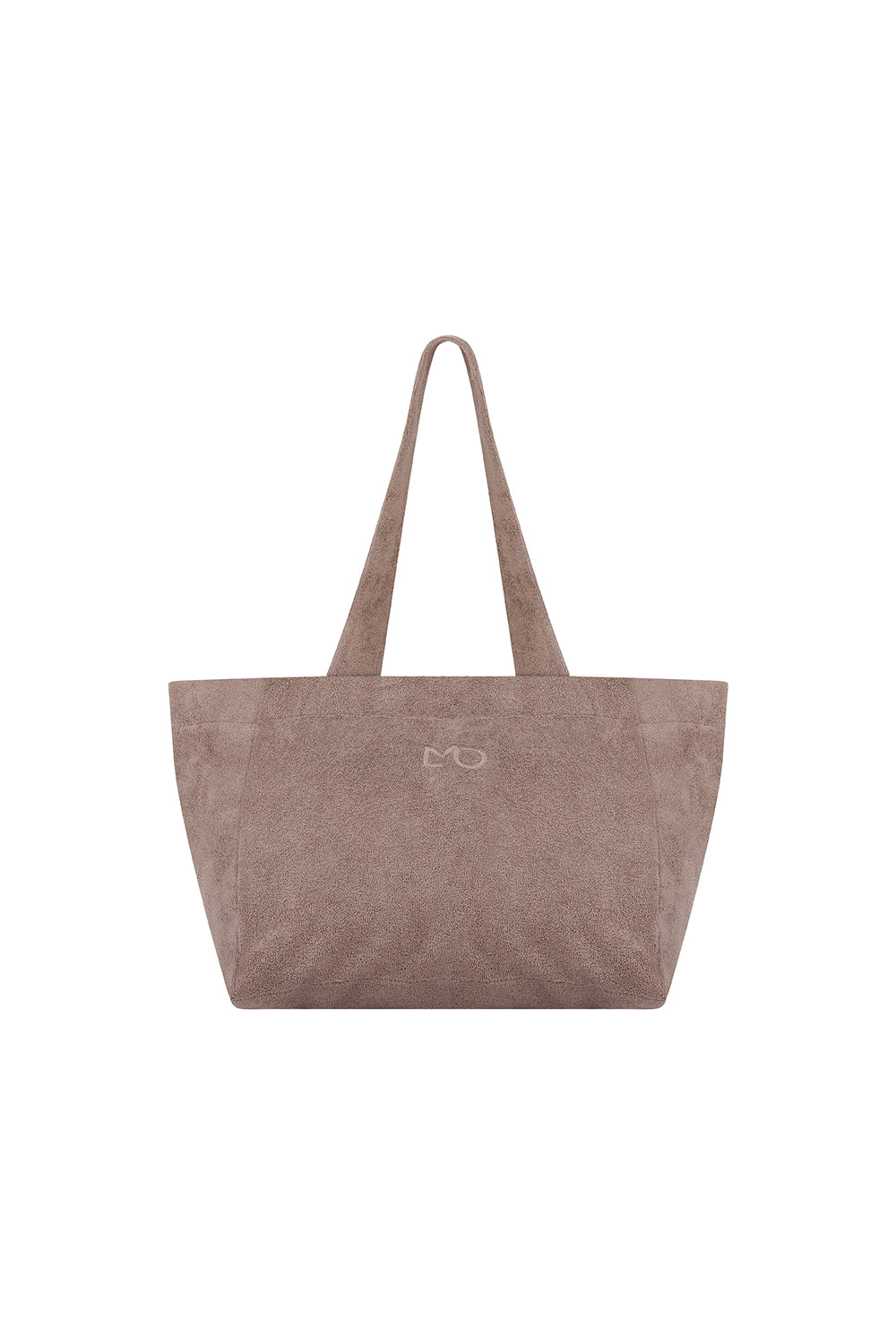 Mozto-Gisella Kahverengi Havlu Plaj Çantası-Omuz Çantası-1-Milagron.com