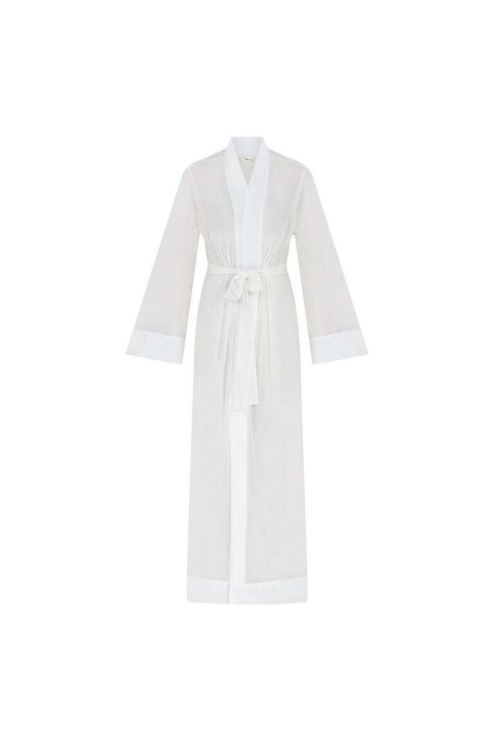 Mozto-Madelyn Beyaz Tül Kimono-Kimono-1-Milagron.com