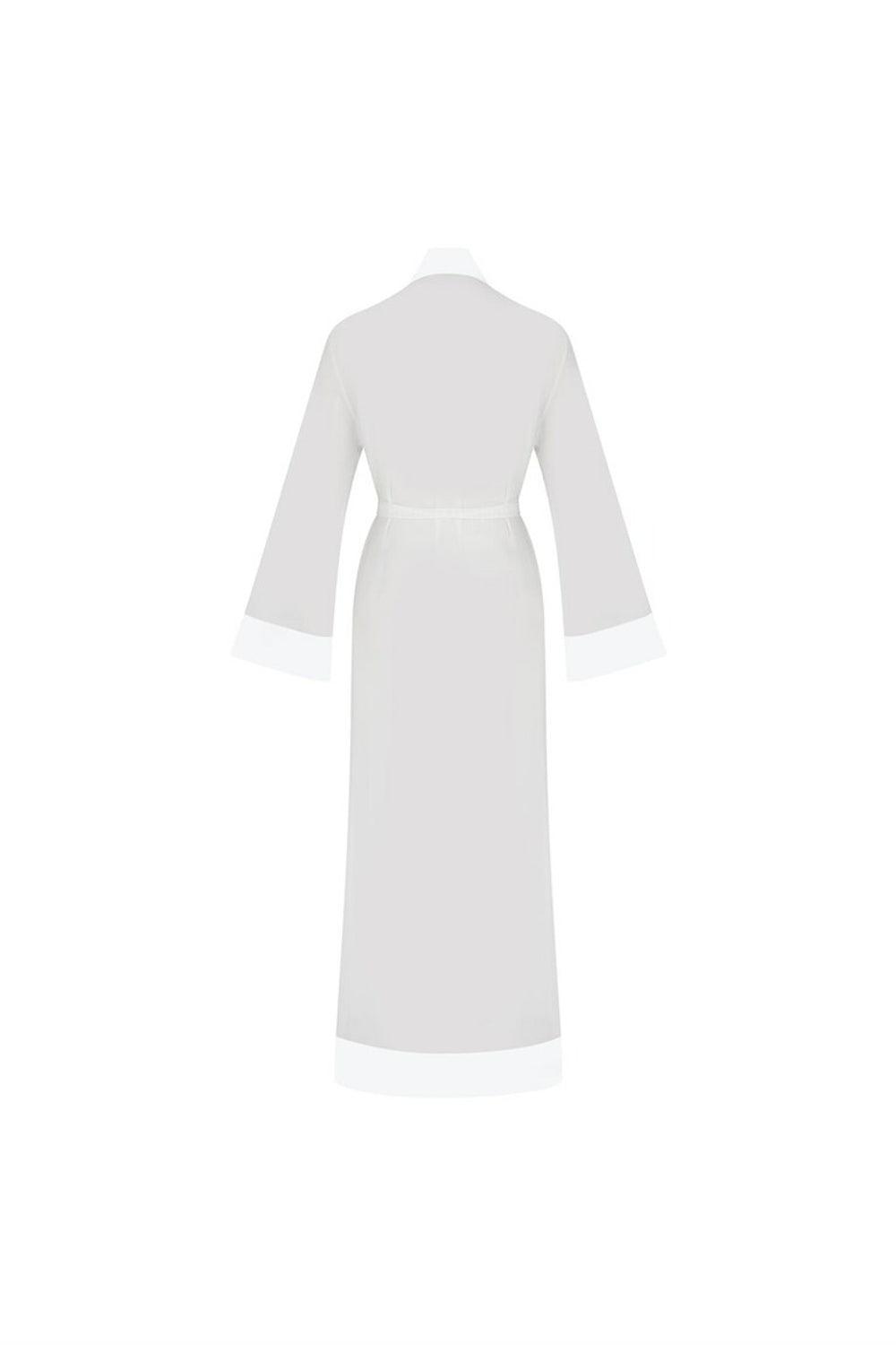 Mozto-Madelyn Beyaz Tül Kimono-Kimono-3-Milagron.com