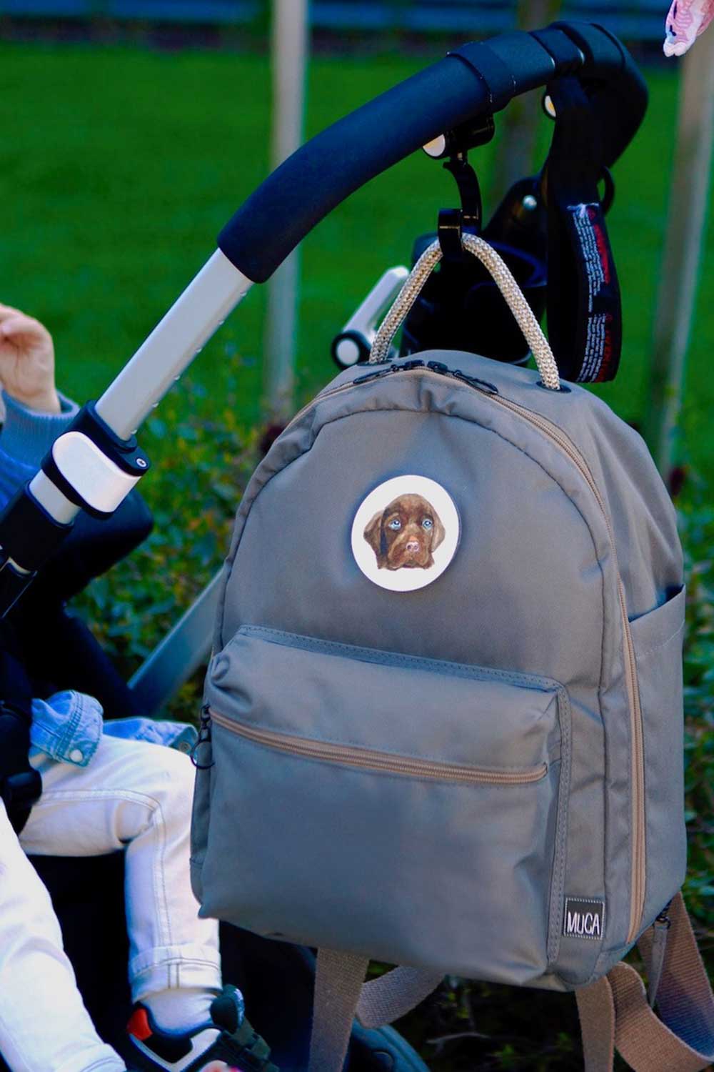 Muca-Gri Gogi Set - Bebek Bakım Sırt Çanta Seti-Sırt Çantası-3-Milagron.com