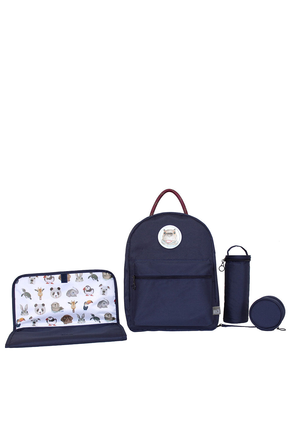 Muca-Lacivert Gogi Set - Bebek Bakım Sırt Çanta Seti-Sırt Çantası-1-Milagron.com