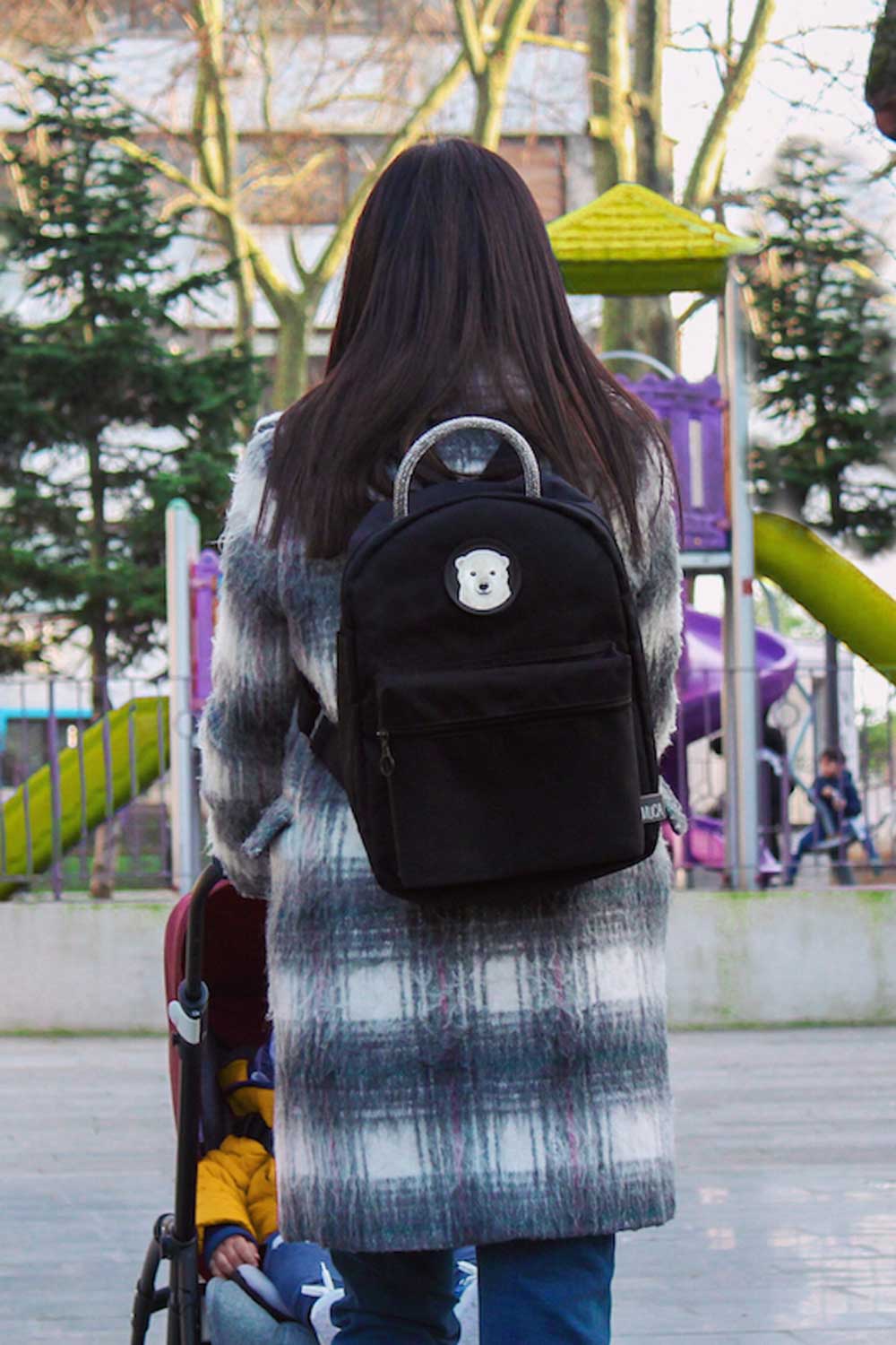 Muca-Siyah Gogi Set - Bebek Bakım Sırt Çanta Seti-Sırt Çantası-6-Milagron.com
