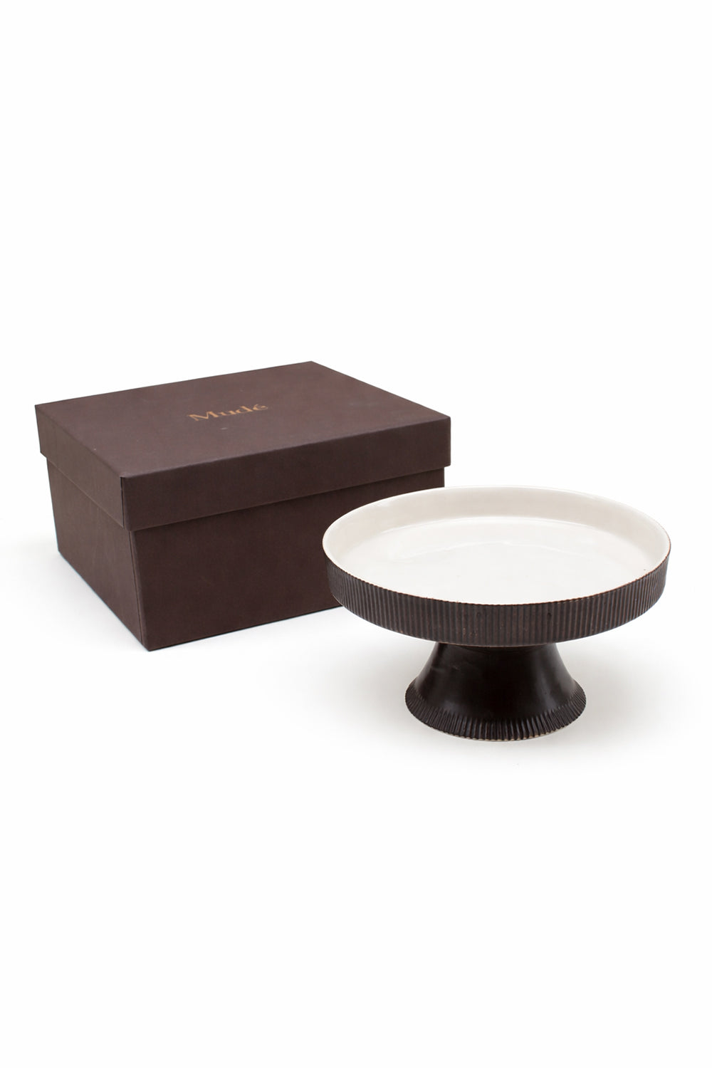 Fluted Ayaklı Sunum Tabağı - 1