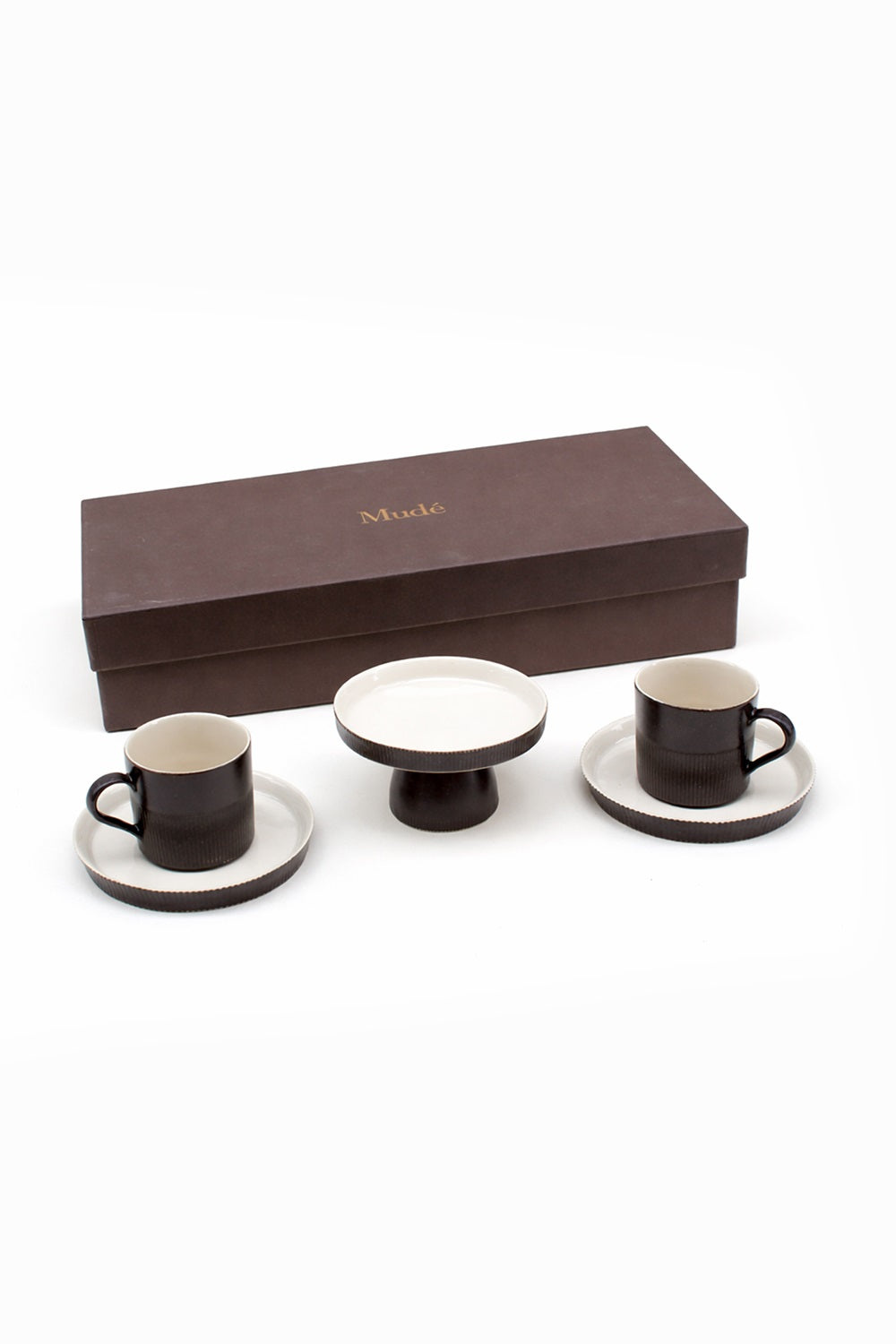 Fluted Türk Kahvesi Fincan Seti - 2