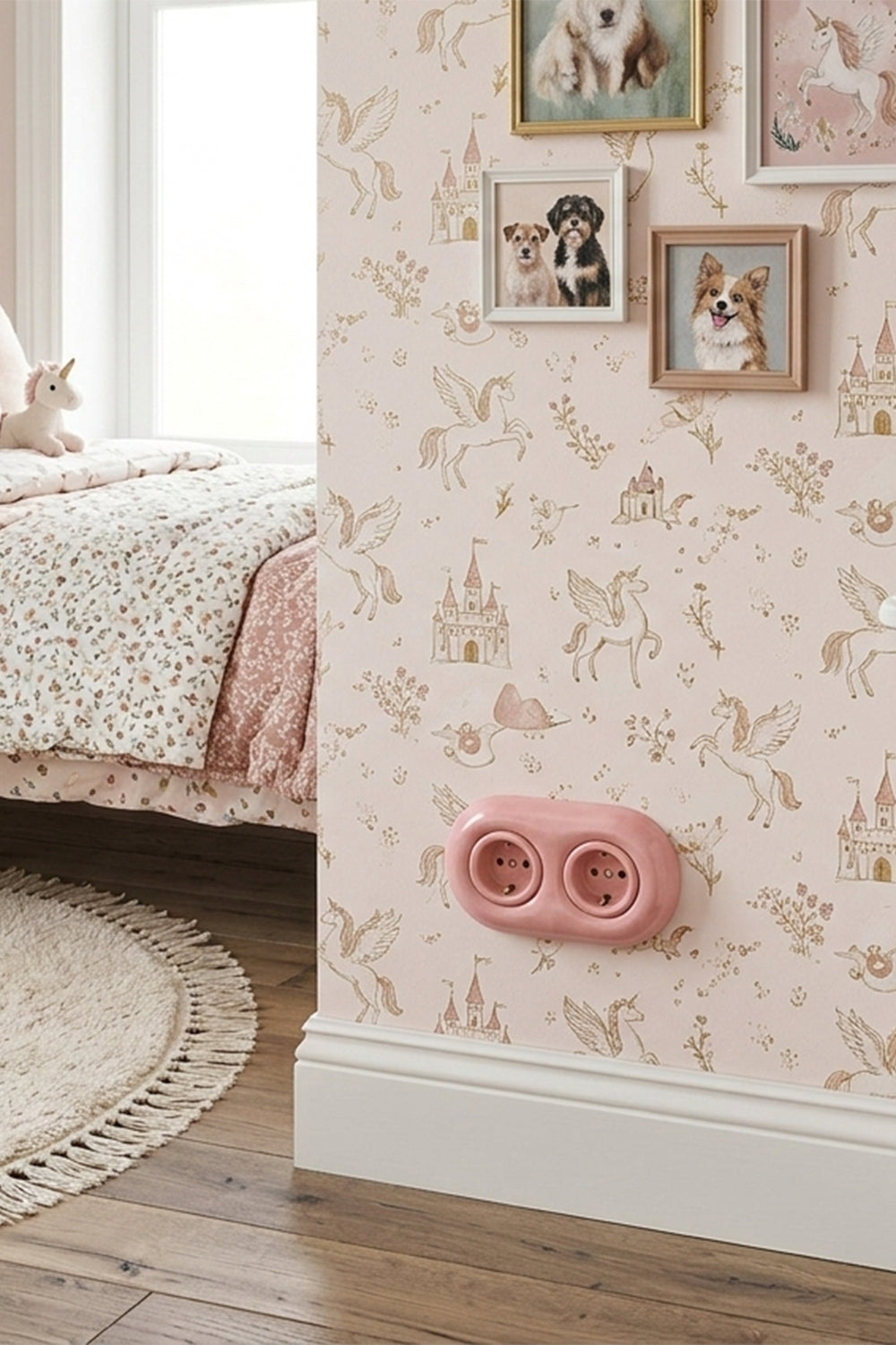 Porselen Priz İkili - 0