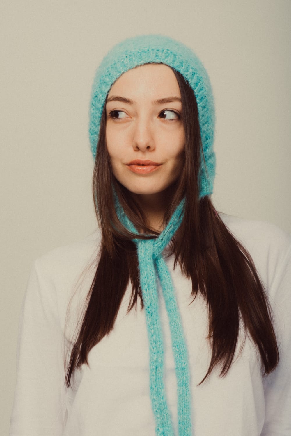 Mujj Studio-Blue Bow Tie Bonnet-Saç Aksesuarı-1-Milagron.com