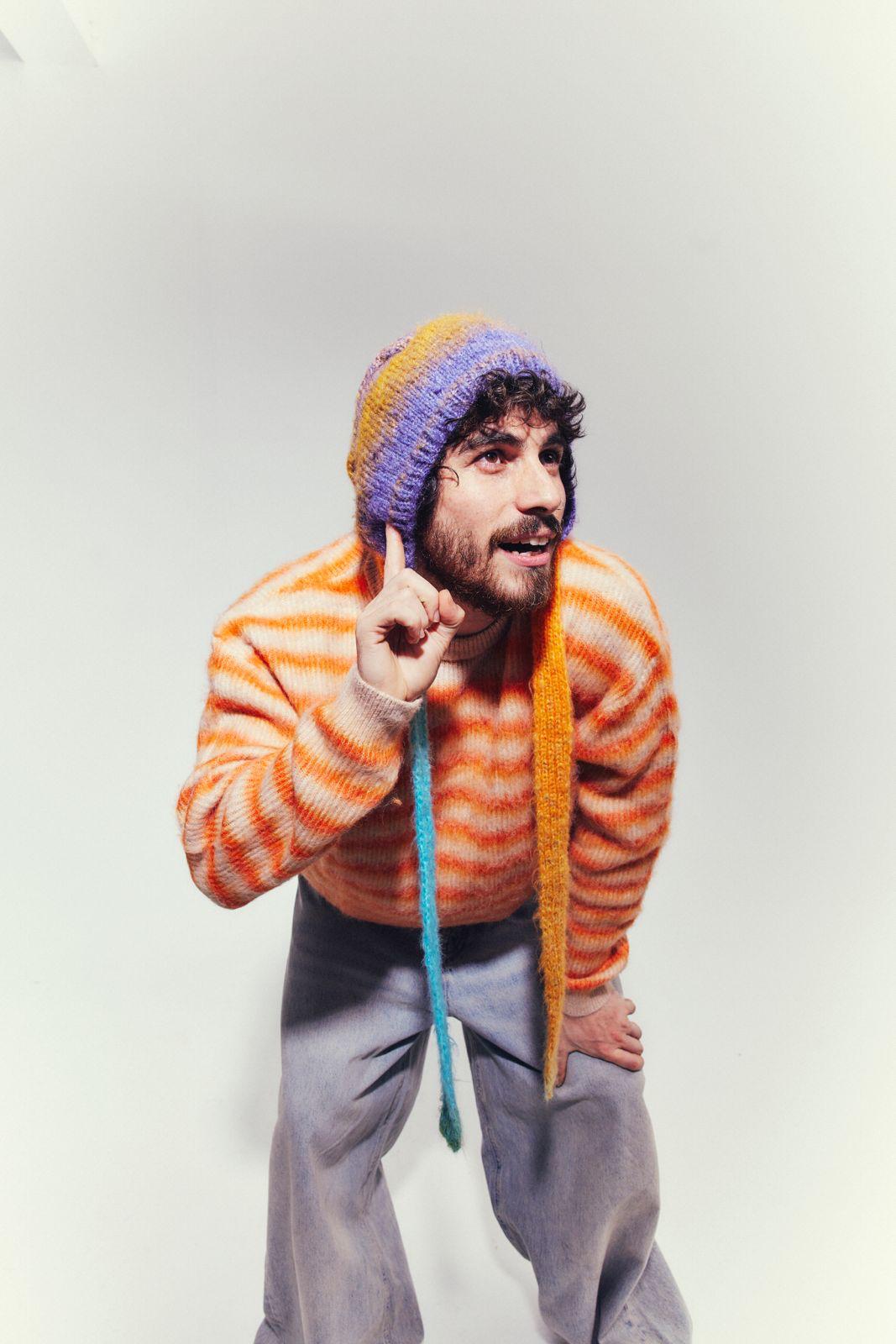 Mujj Studio-Color Transition Ed Bow Tie Bonnet-Saç Aksesuarı-5-Milagron.com