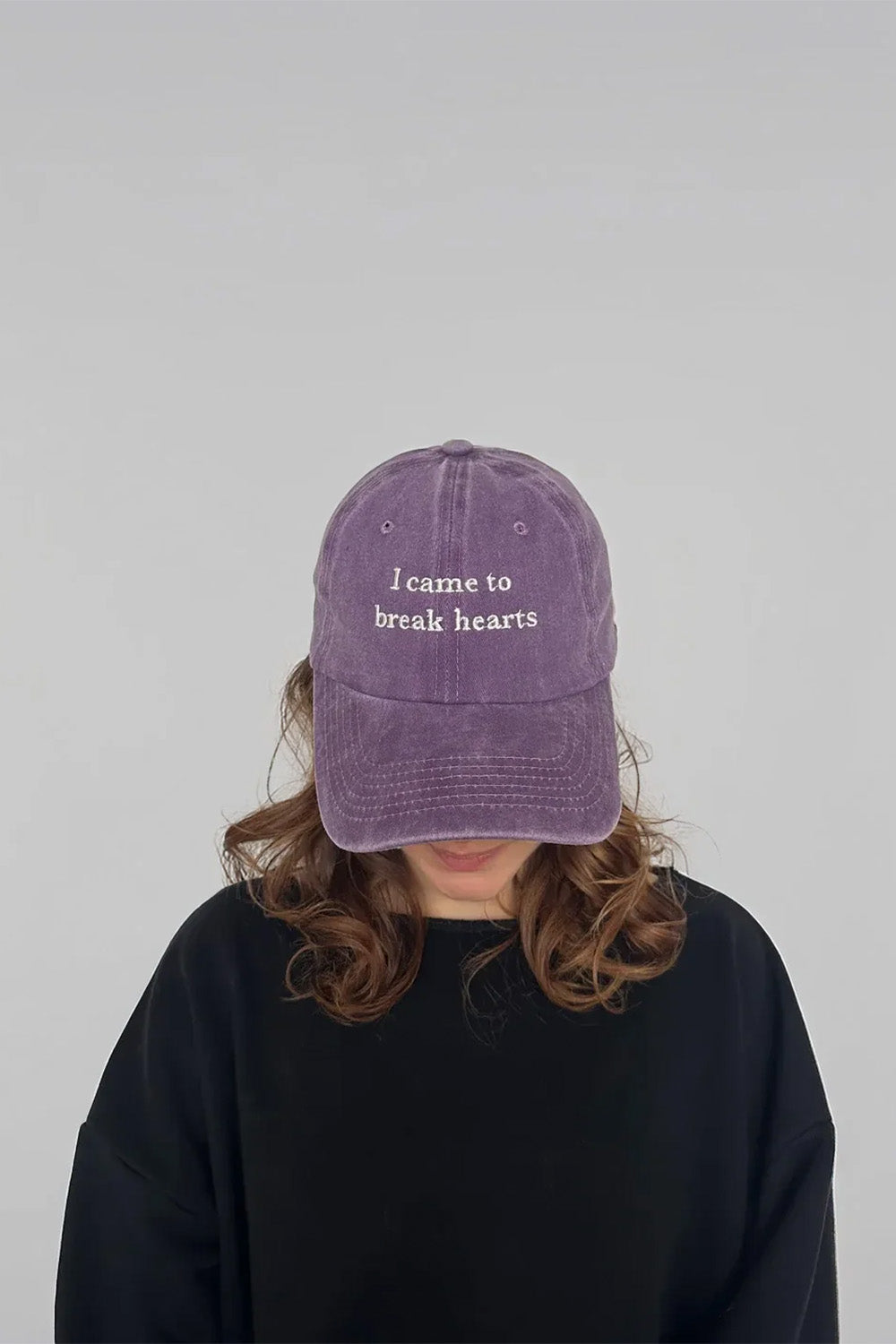 Mujj Studio-I Came To Break Hearts İşlemeli Şapka.-Şapka-3-Milagron.com